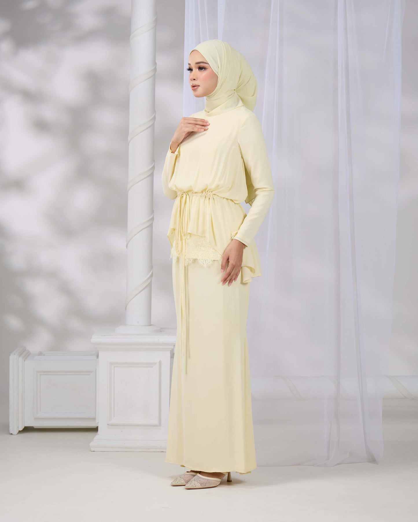 MELIA KURUNG (LIGHT YELLOW)