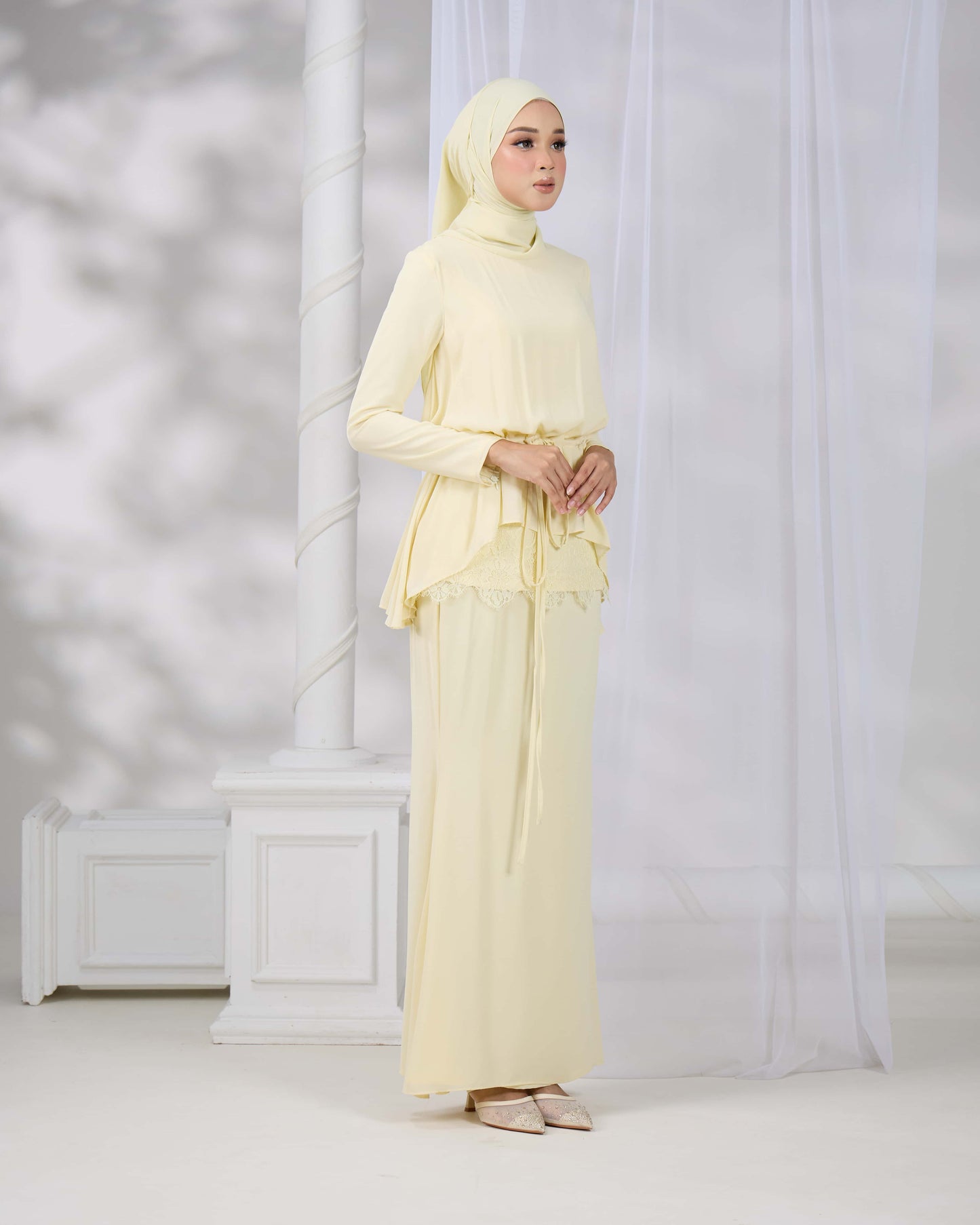 MELIA KURUNG (LIGHT YELLOW)