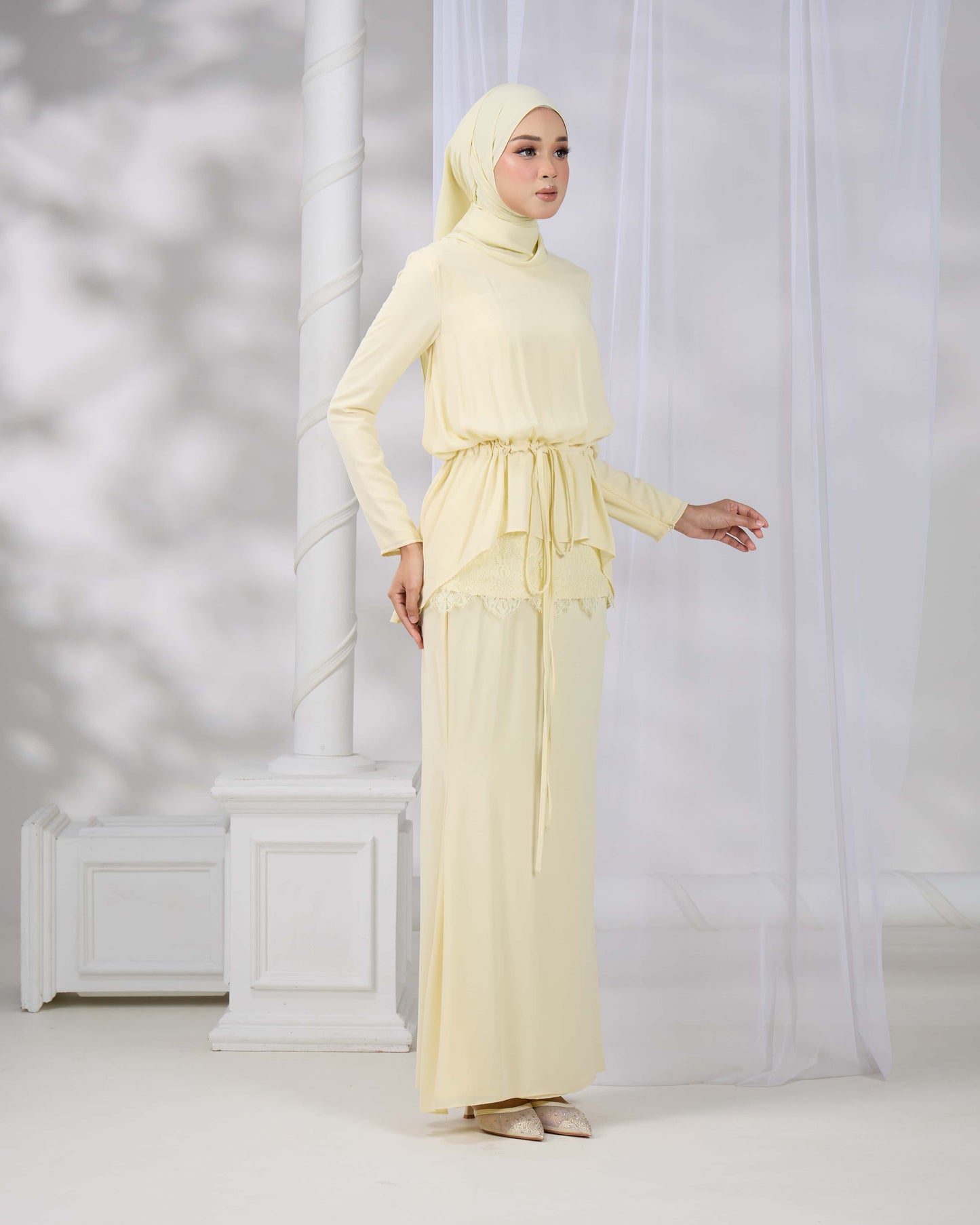 MELIA KURUNG (LIGHT YELLOW)