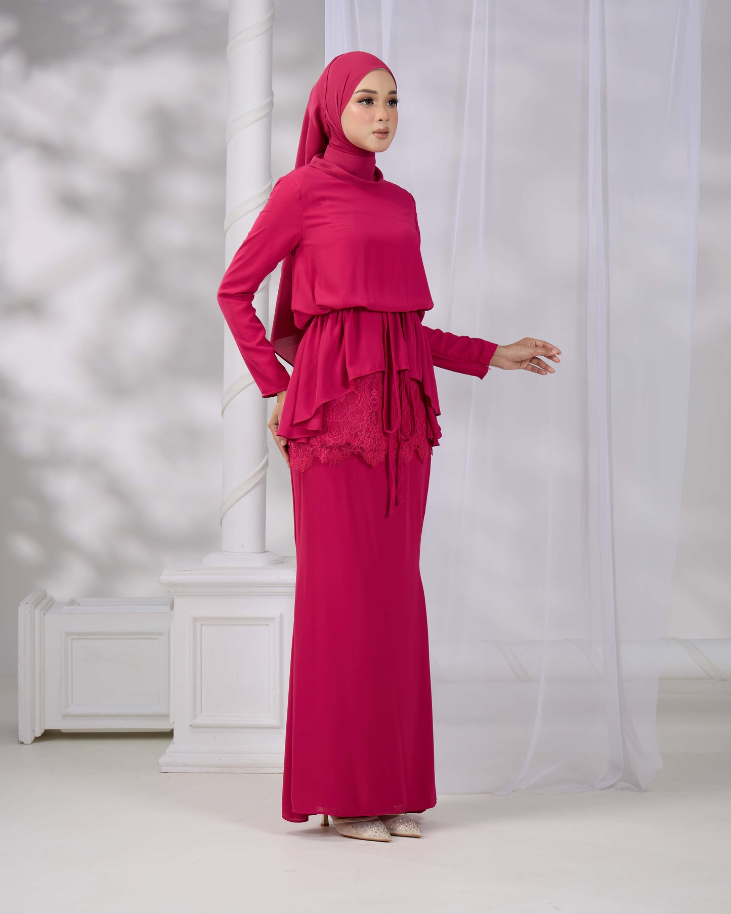 MELIA KURUNG (FUCHSIA)