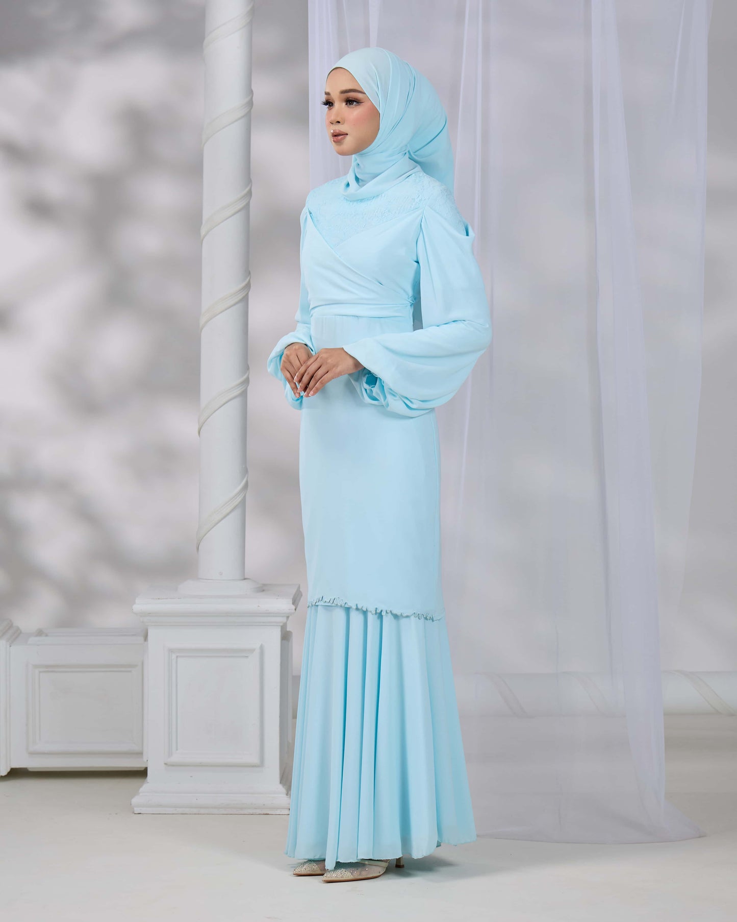 ELVINA KURUNG (AQUA BLUE)