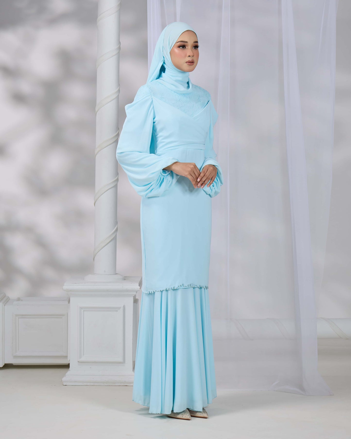 ELVINA KURUNG (AQUA BLUE)