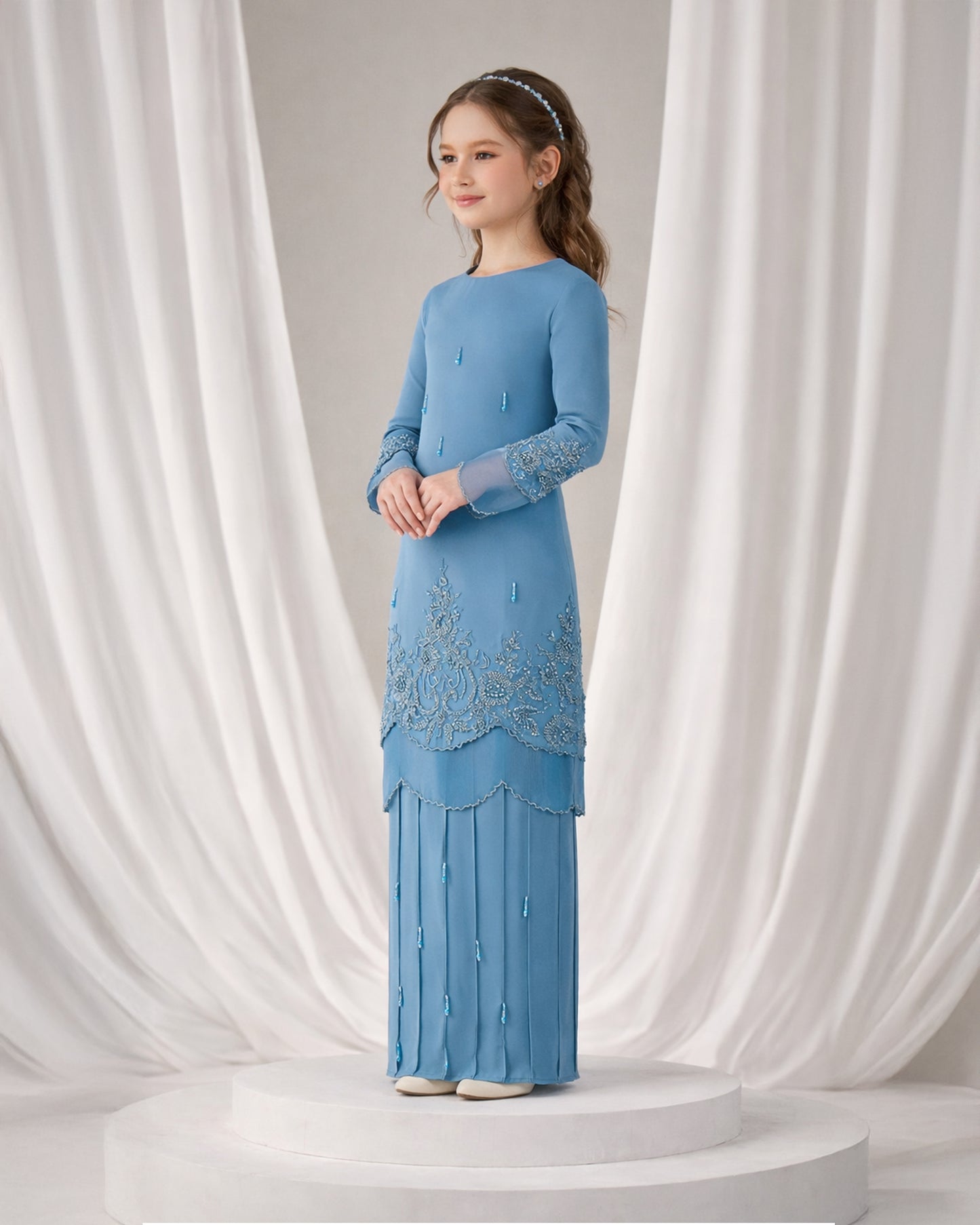 DARIYA KURUNG KIDS (DIAMOND BLUE)