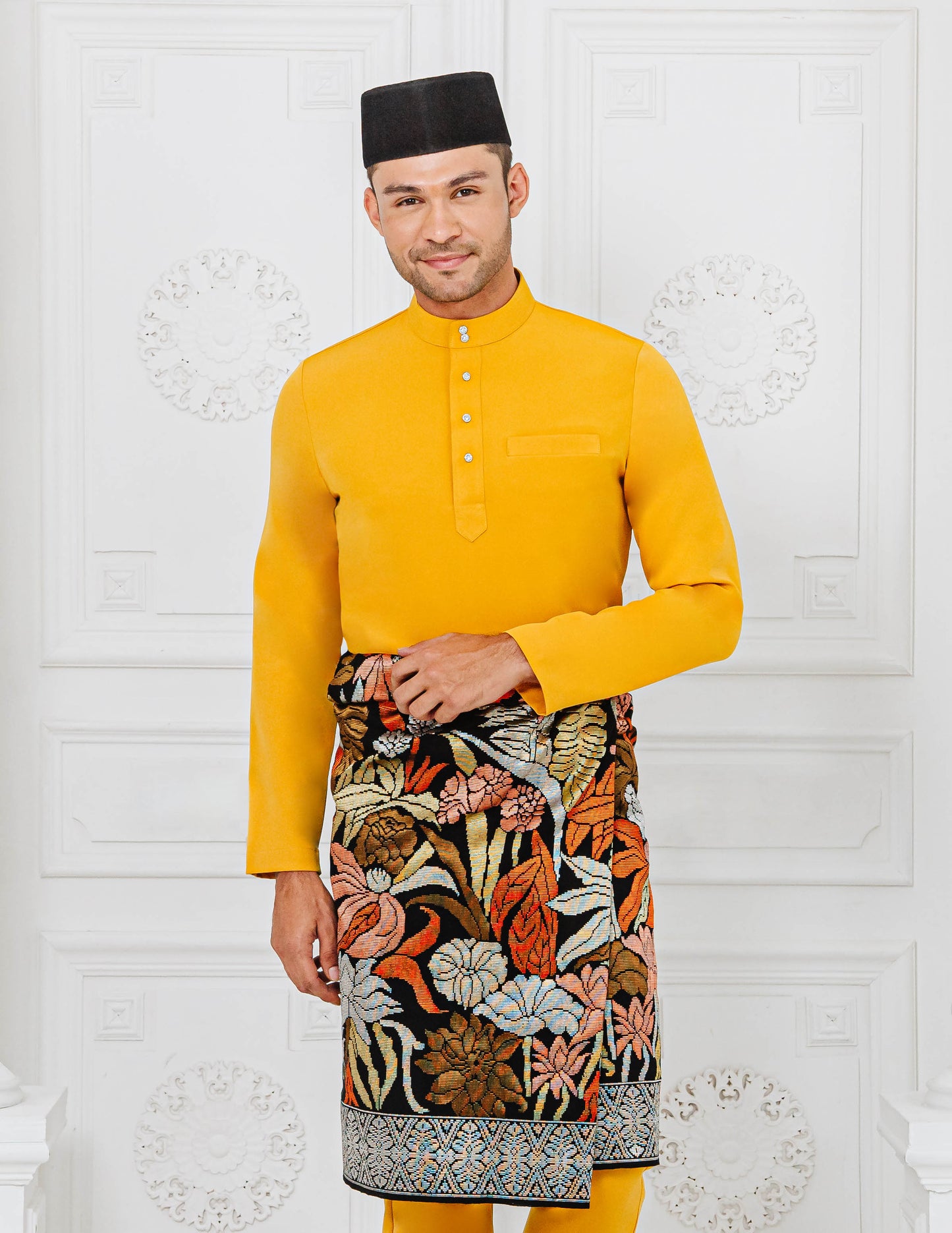 BAJU MELAYU (MUSTARD)
