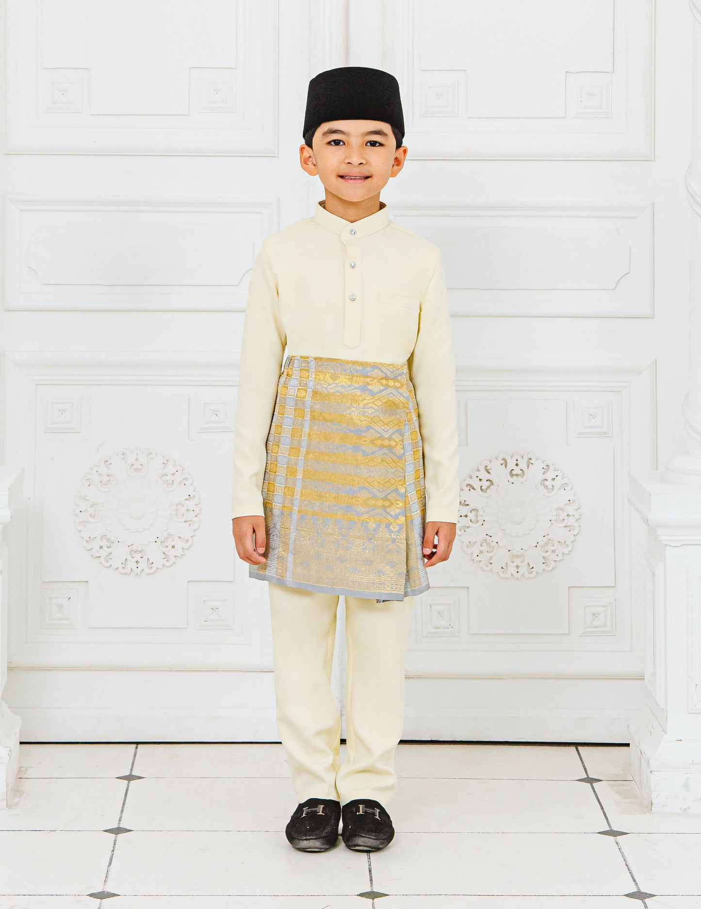 BAJU MELAYU KIDS (LIGHT YELLOW)