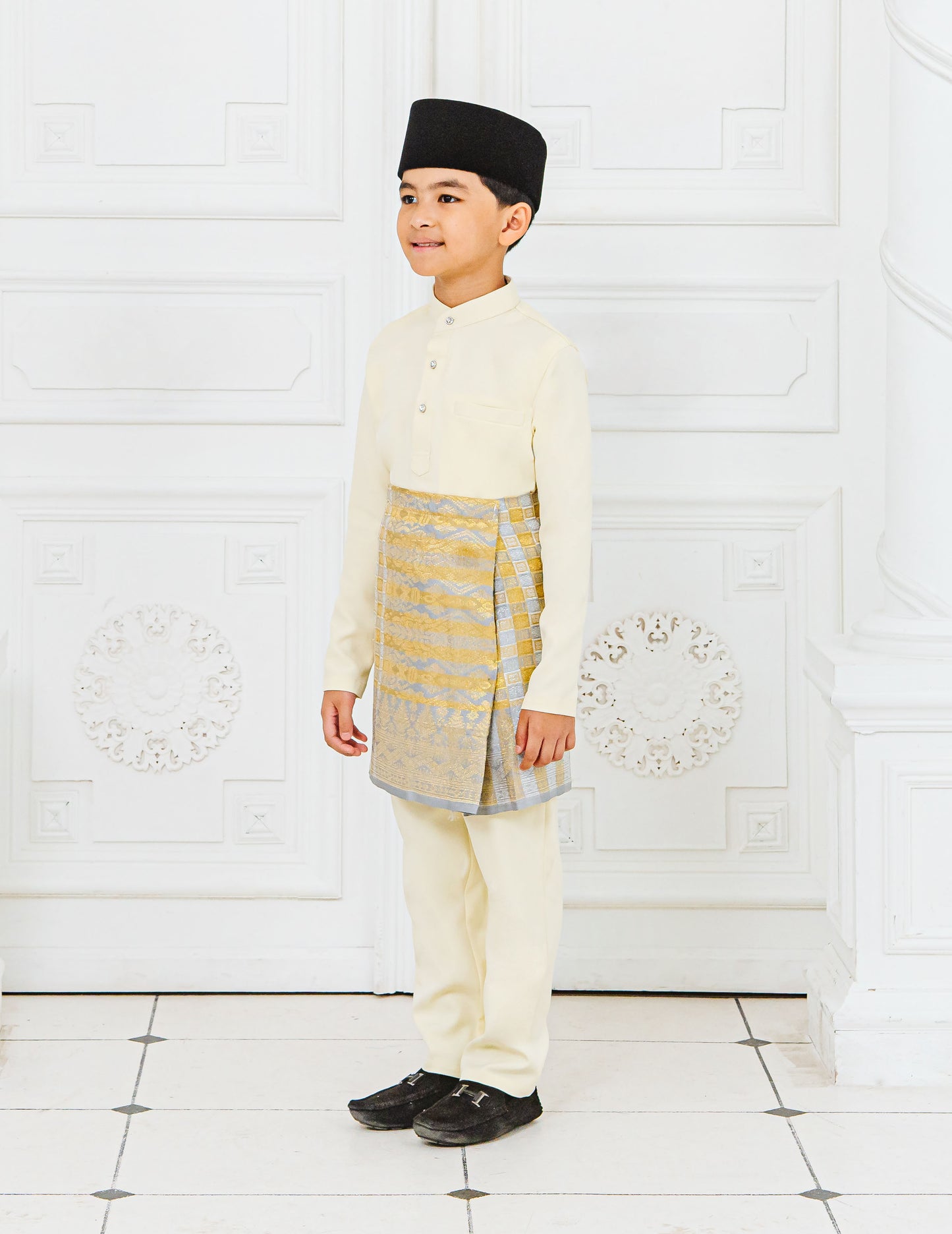 BAJU MELAYU KIDS (LIGHT YELLOW)