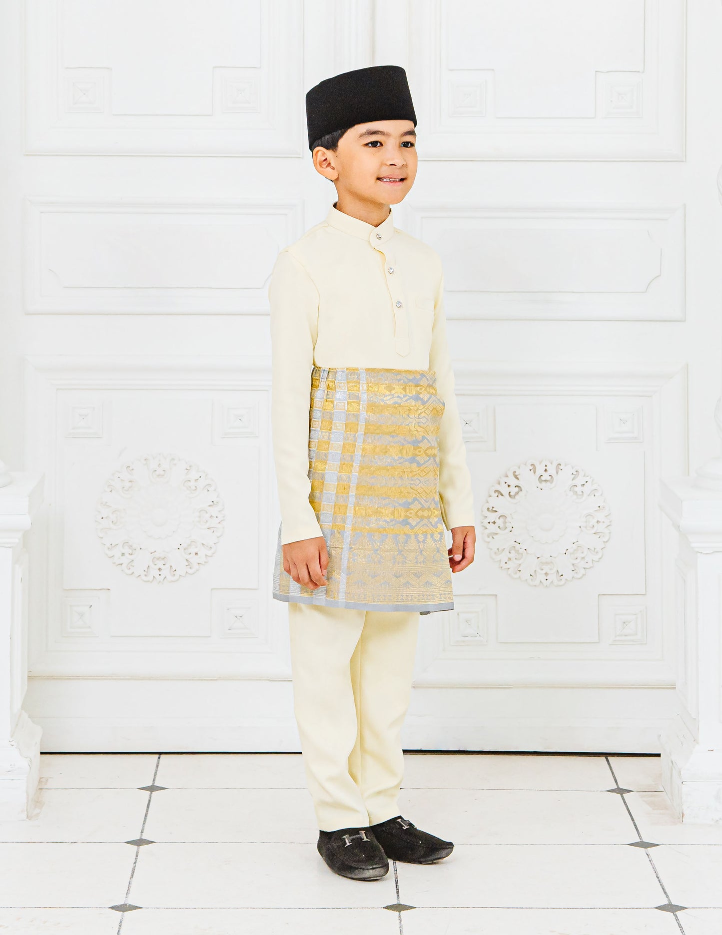 BAJU MELAYU KIDS (LIGHT YELLOW)