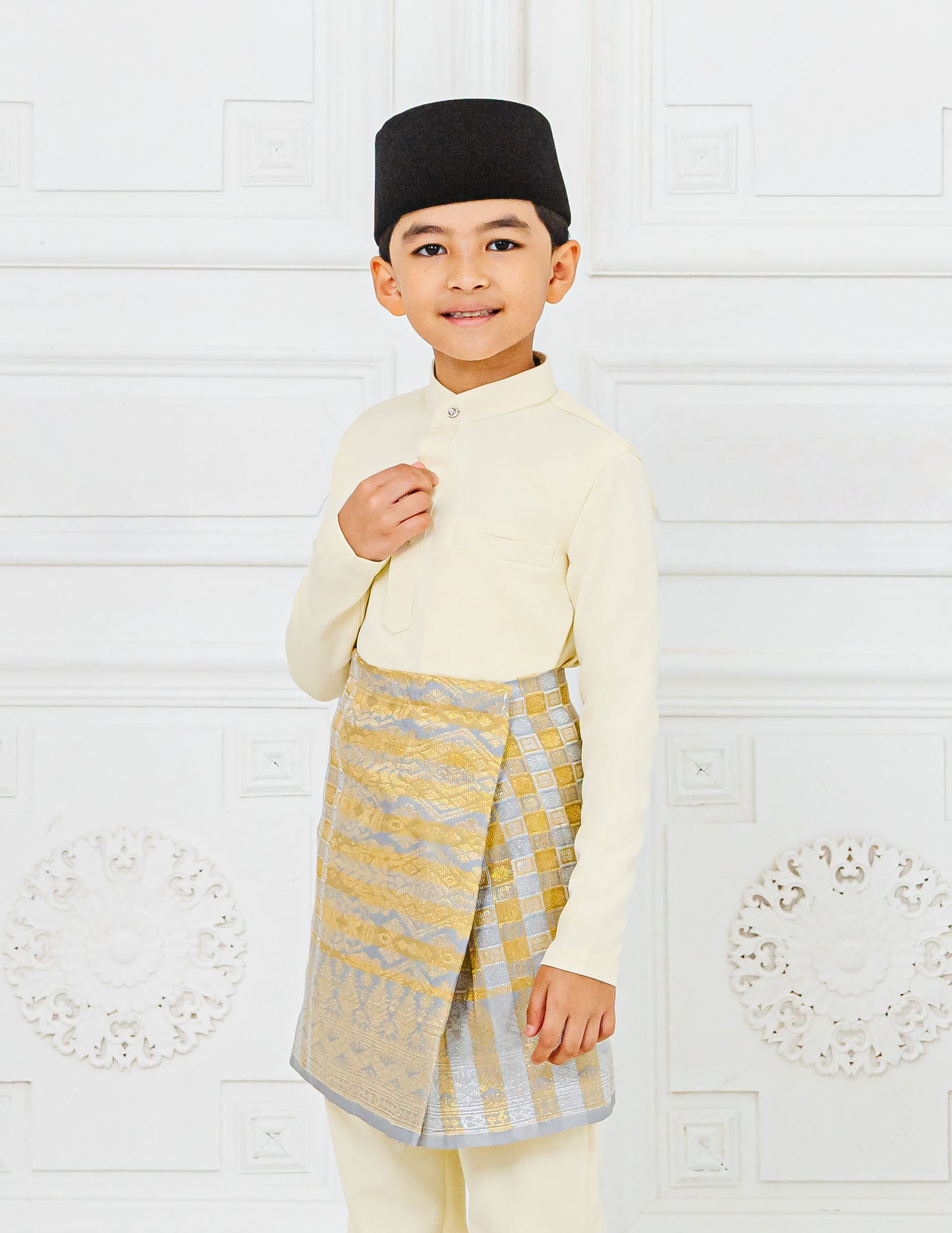 BAJU MELAYU KIDS (LIGHT YELLOW)