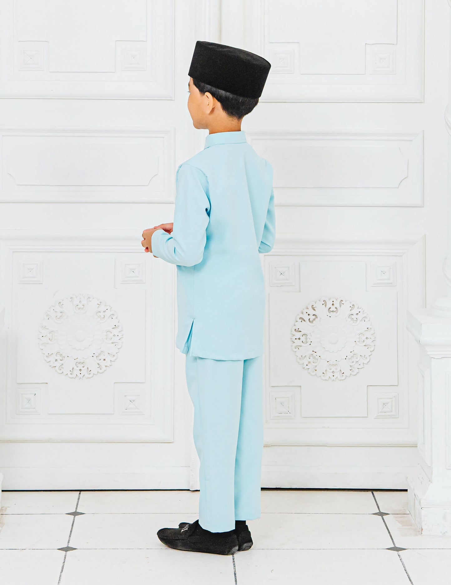 BAJU MELAYU KIDS (AQUA BLUE)