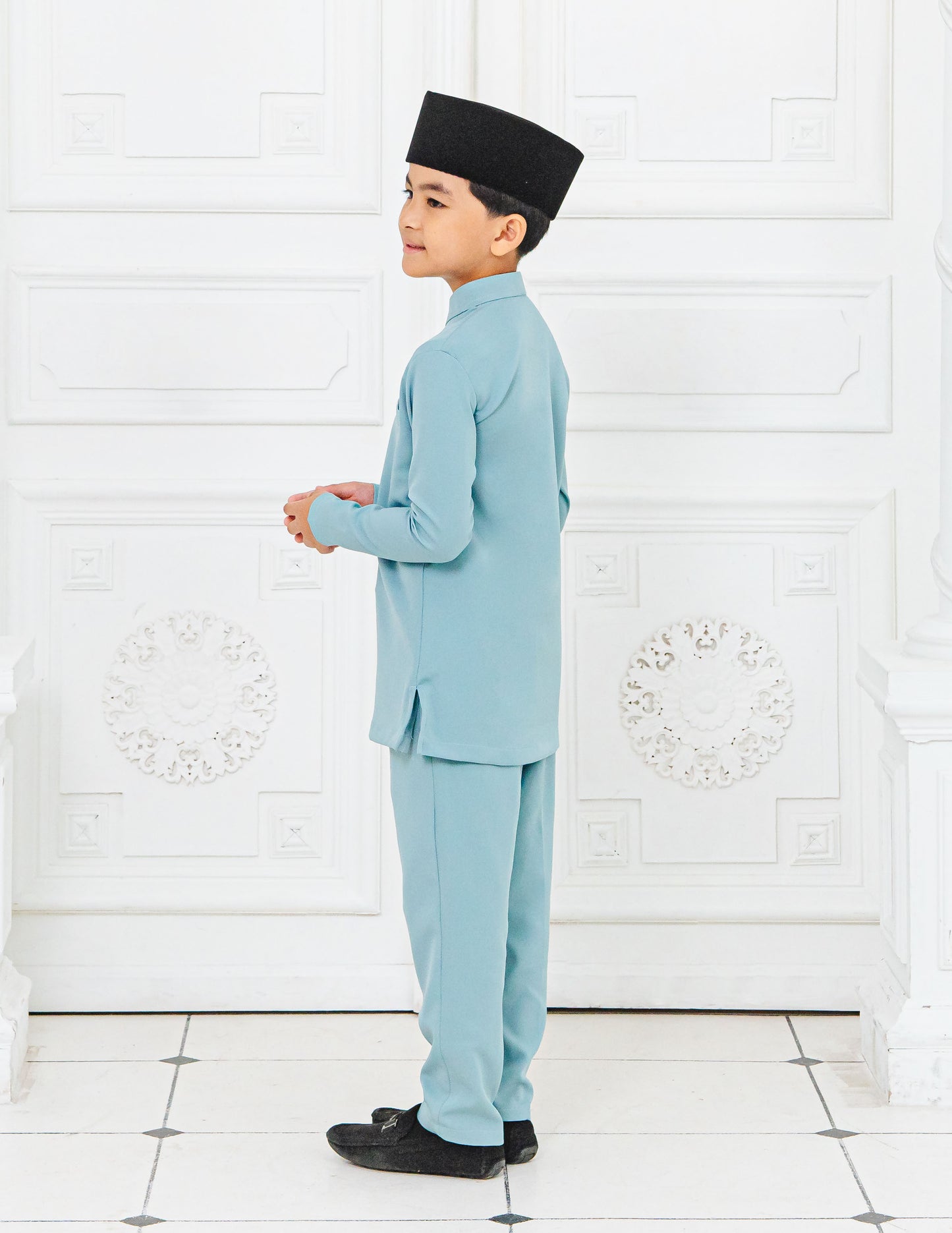 BAJU MELAYU KIDS (MISTY BLUE)