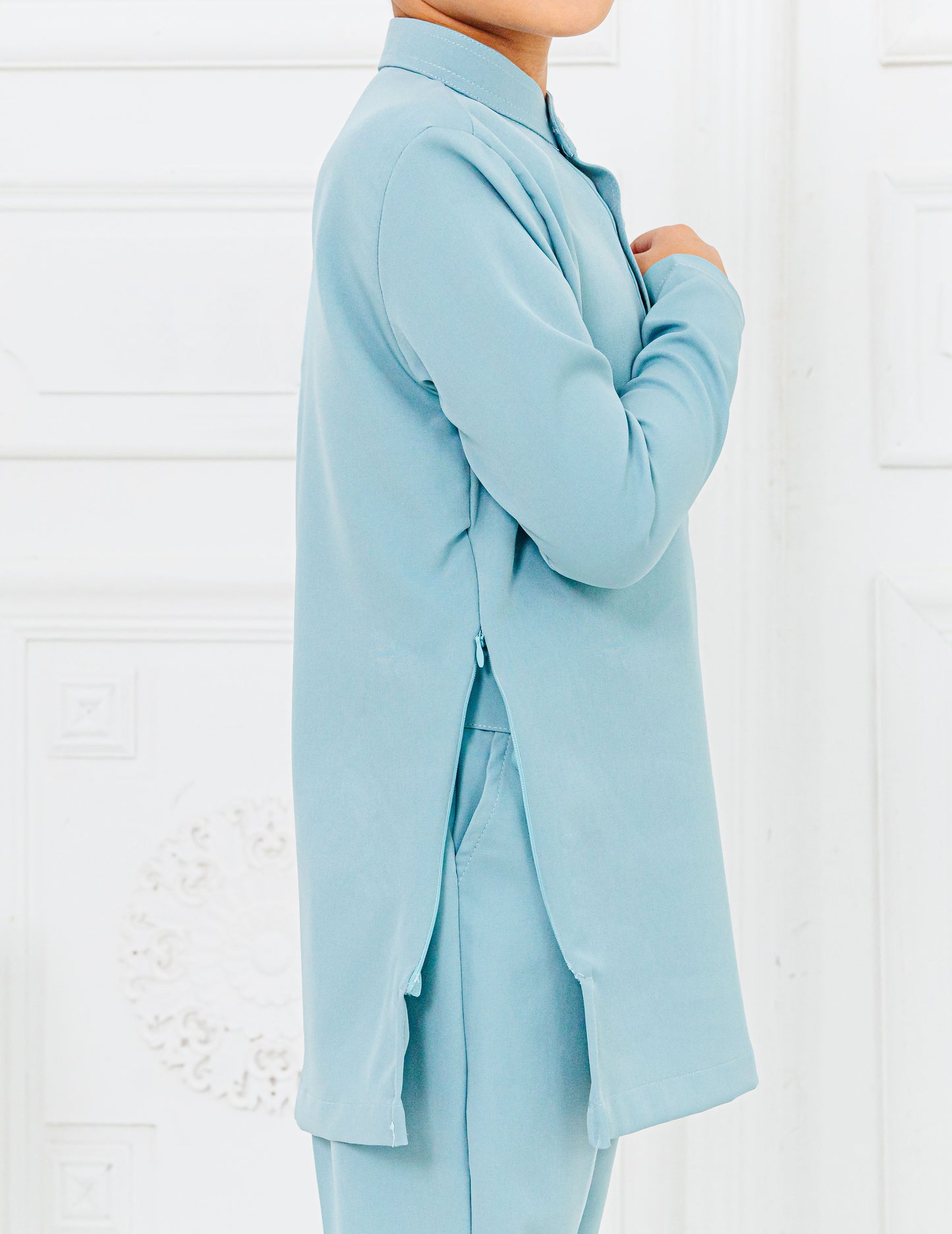 BAJU MELAYU KIDS (MISTY BLUE)