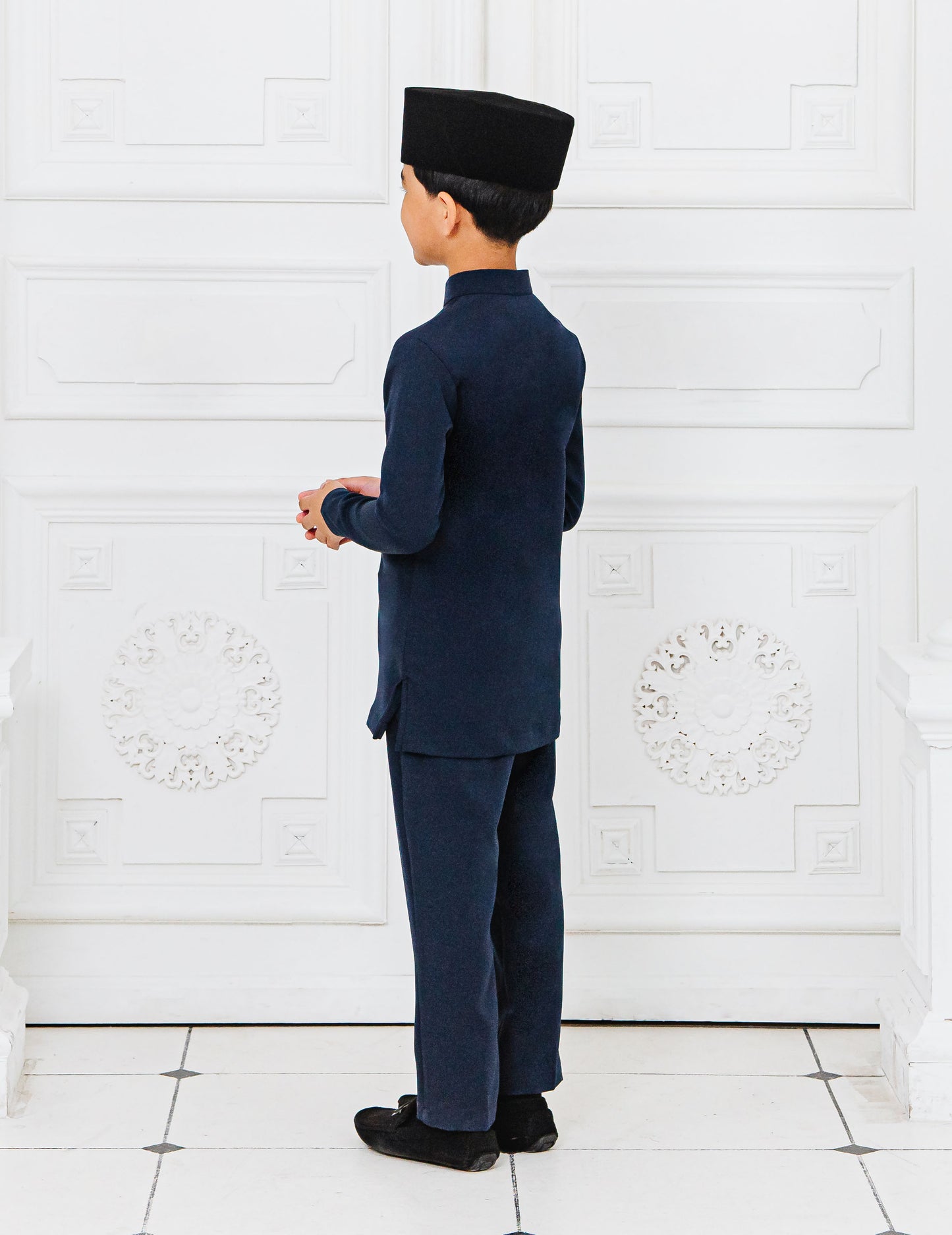 BAJU MELAYU KIDS (NAVY BLUE)
