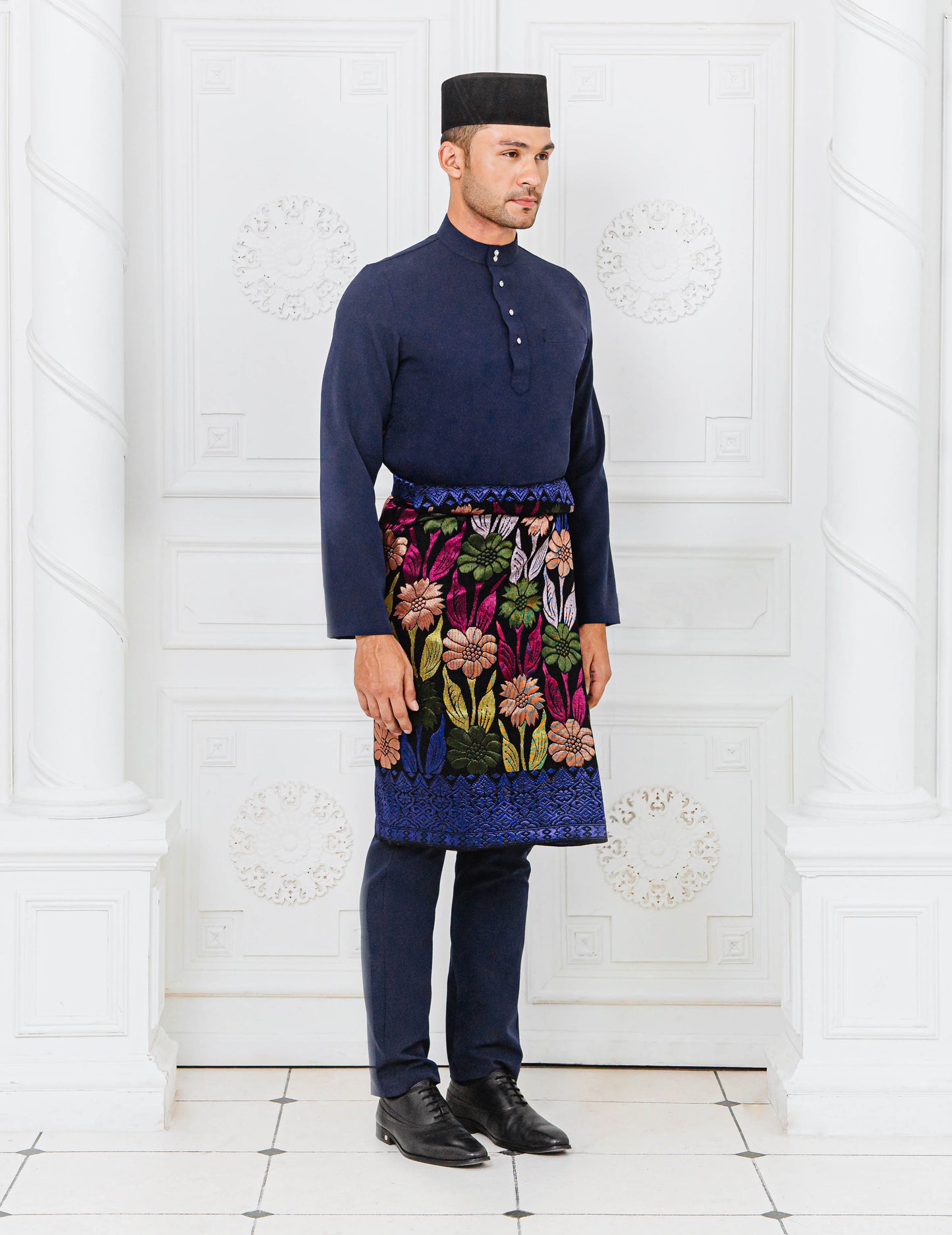 BAJU MELAYU (NAVY BLUE)