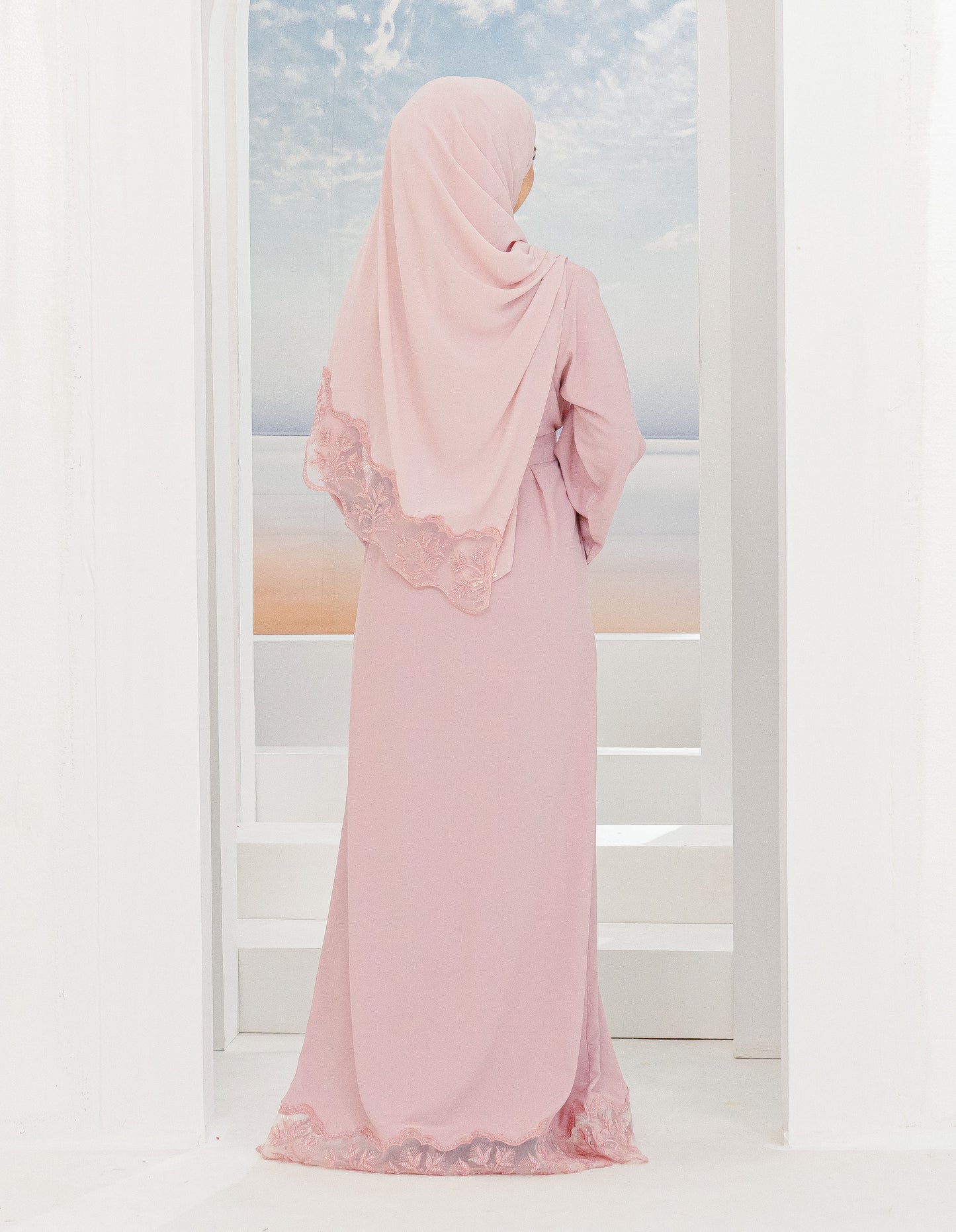 KAIRINA ABAYA (DUSTY PINK)