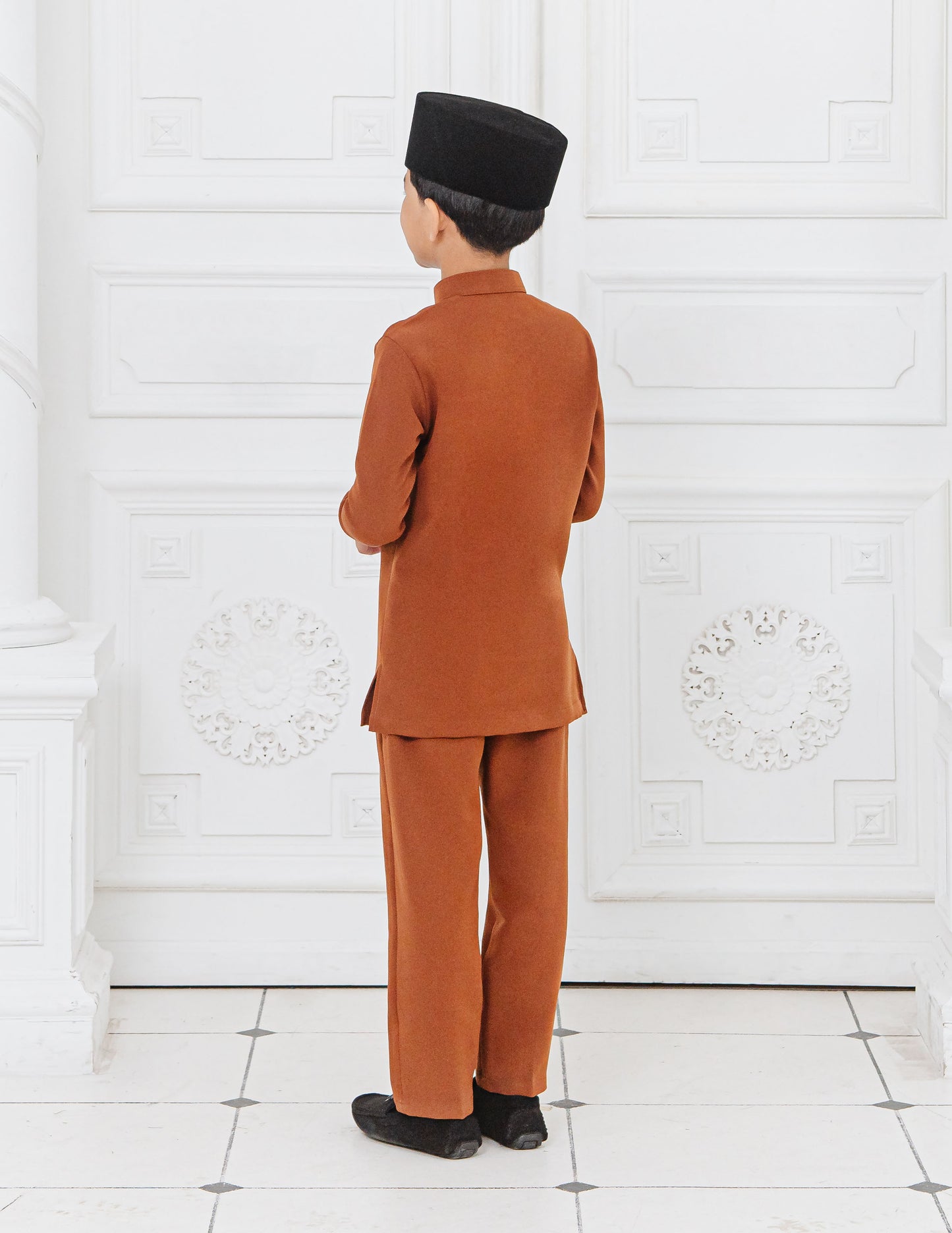 BAJU MELAYU KIDS (BROWN)