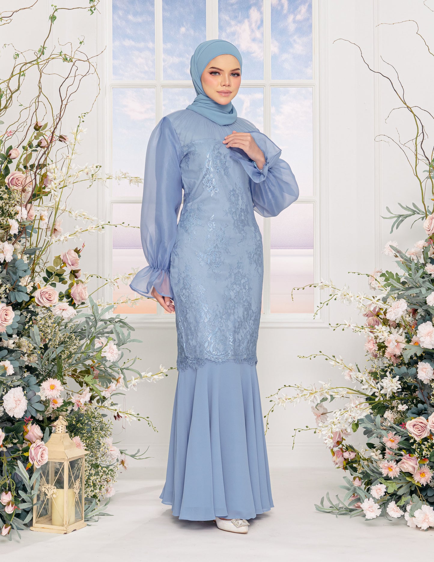 FIDELYA KURUNG (MISTY BLUE)