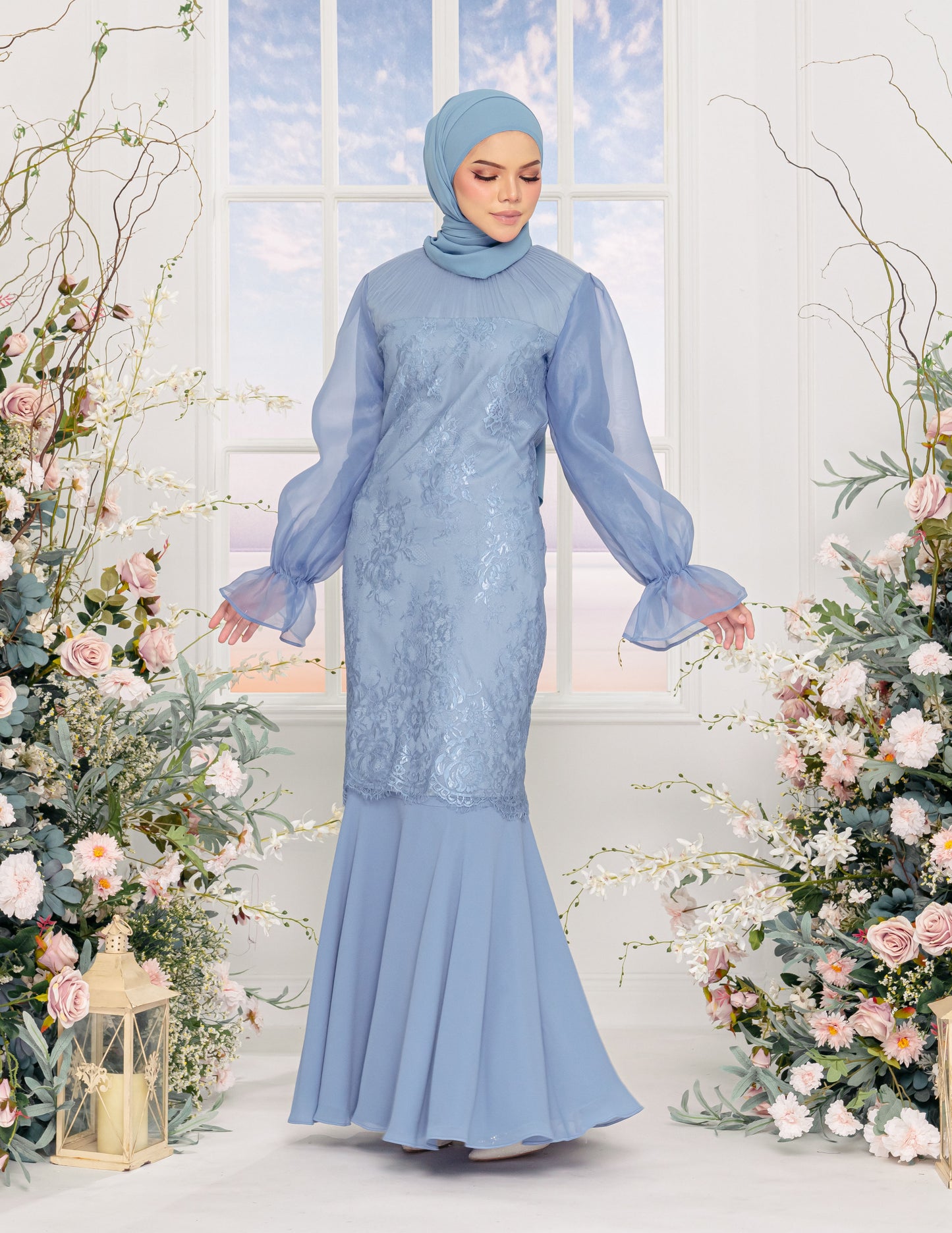 FIDELYA KURUNG (MISTY BLUE)