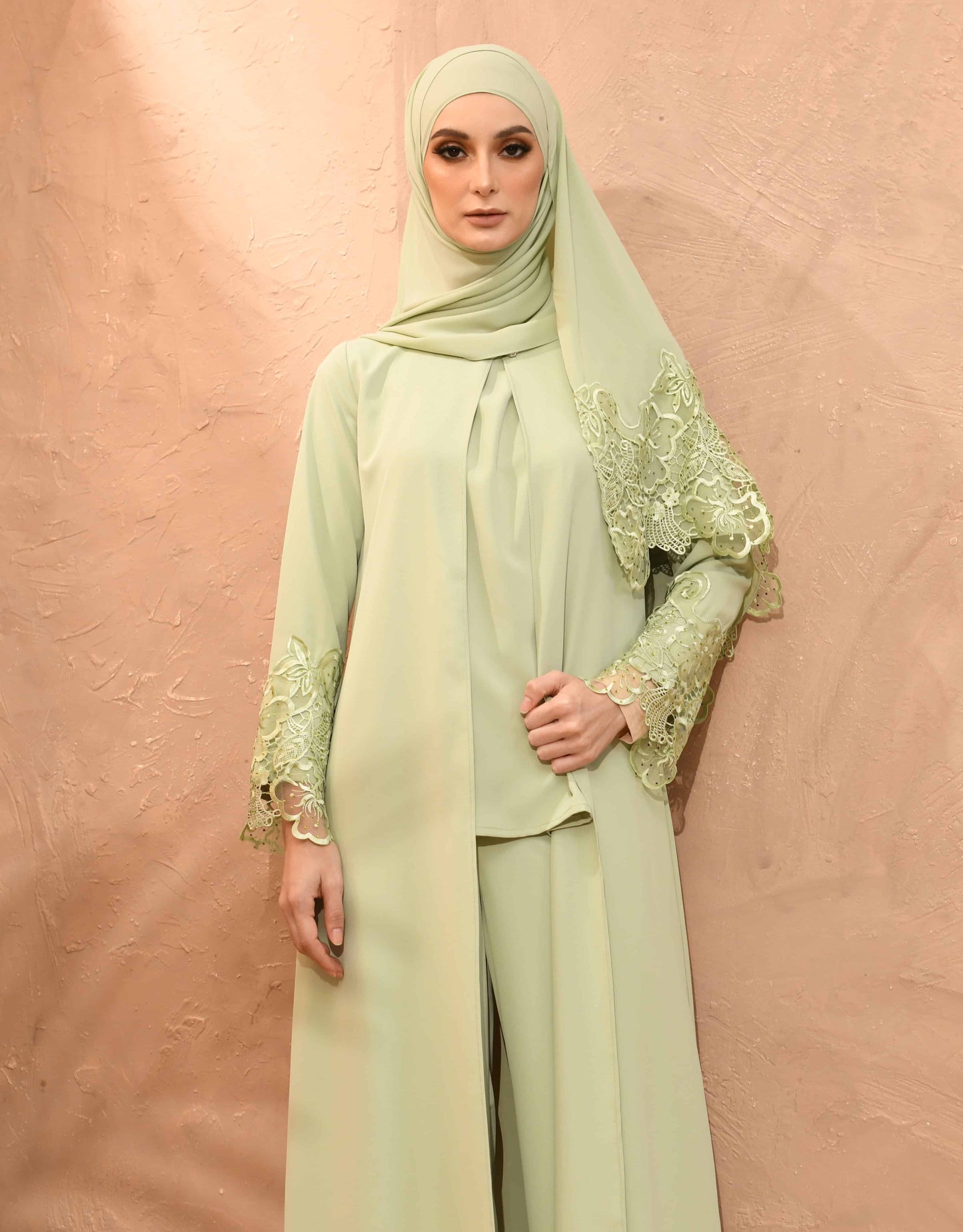 SYIFA ABAYA (MINT GREEN)
