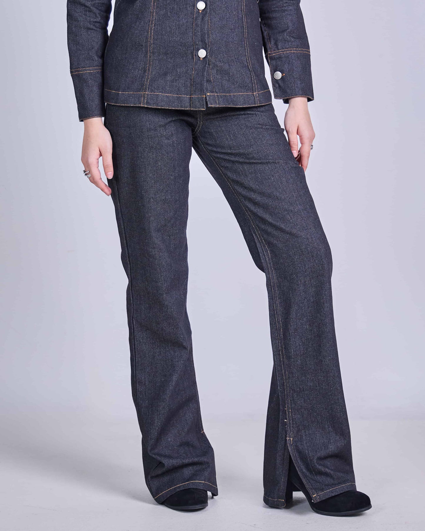 CLARA DENIM PANTS (BLACK)
