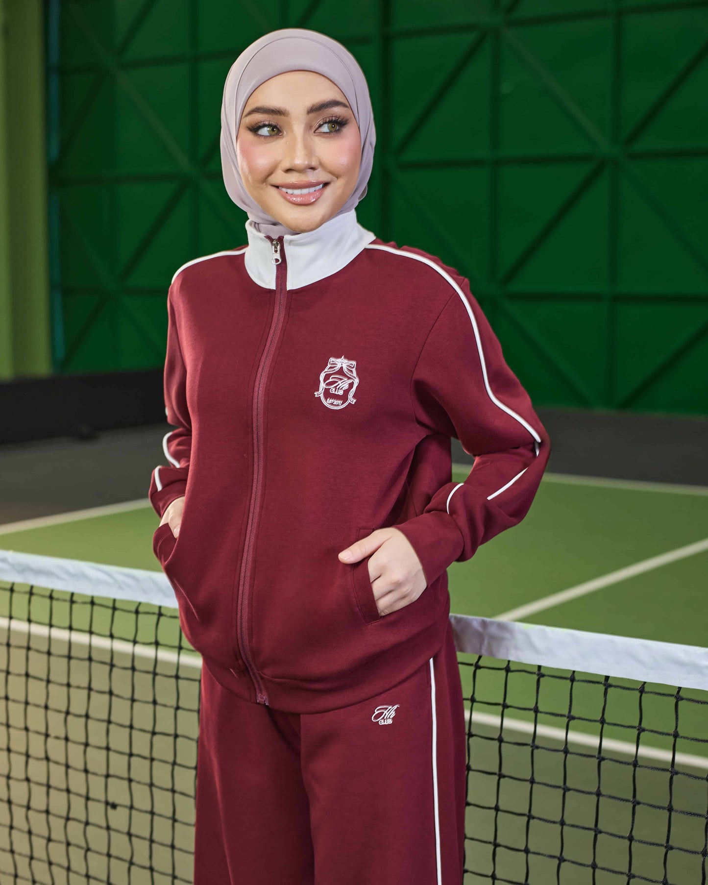 AVERY ZIPPER JUMPER (BURGUNDY)