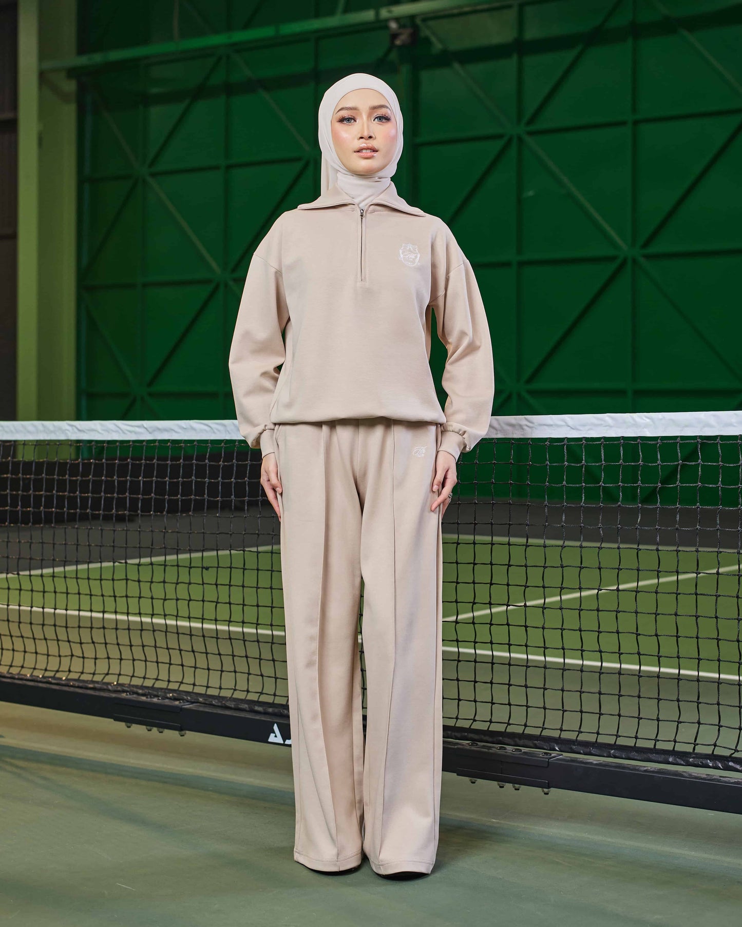 MINOR DEFECT VALERY HALF-ZIP JUMPER (NUDE)