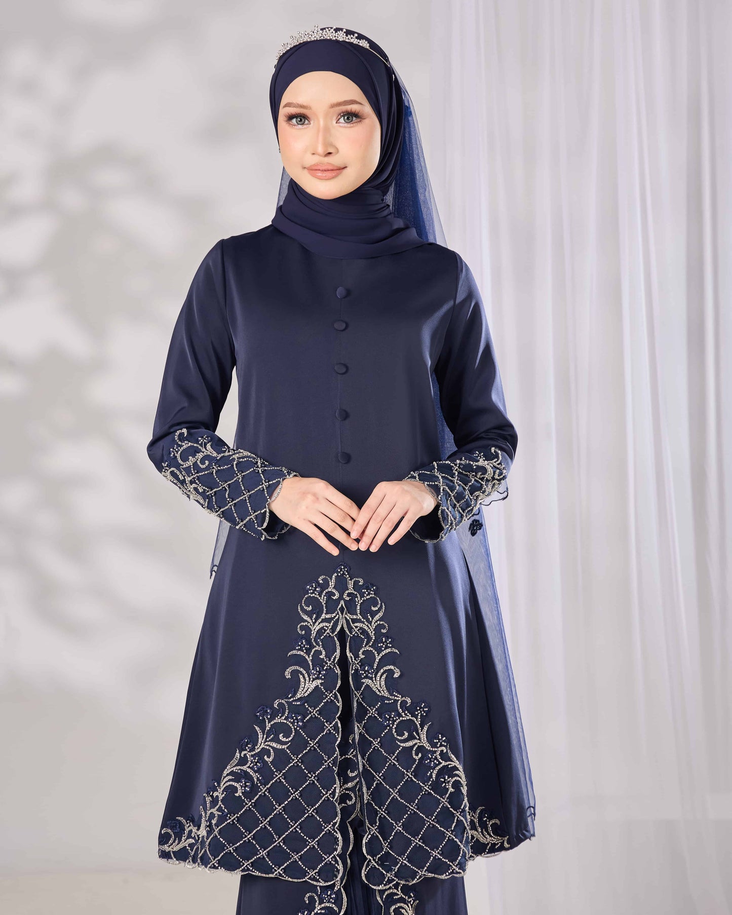 CEMPAKA KURUNG (NAVY BLUE)