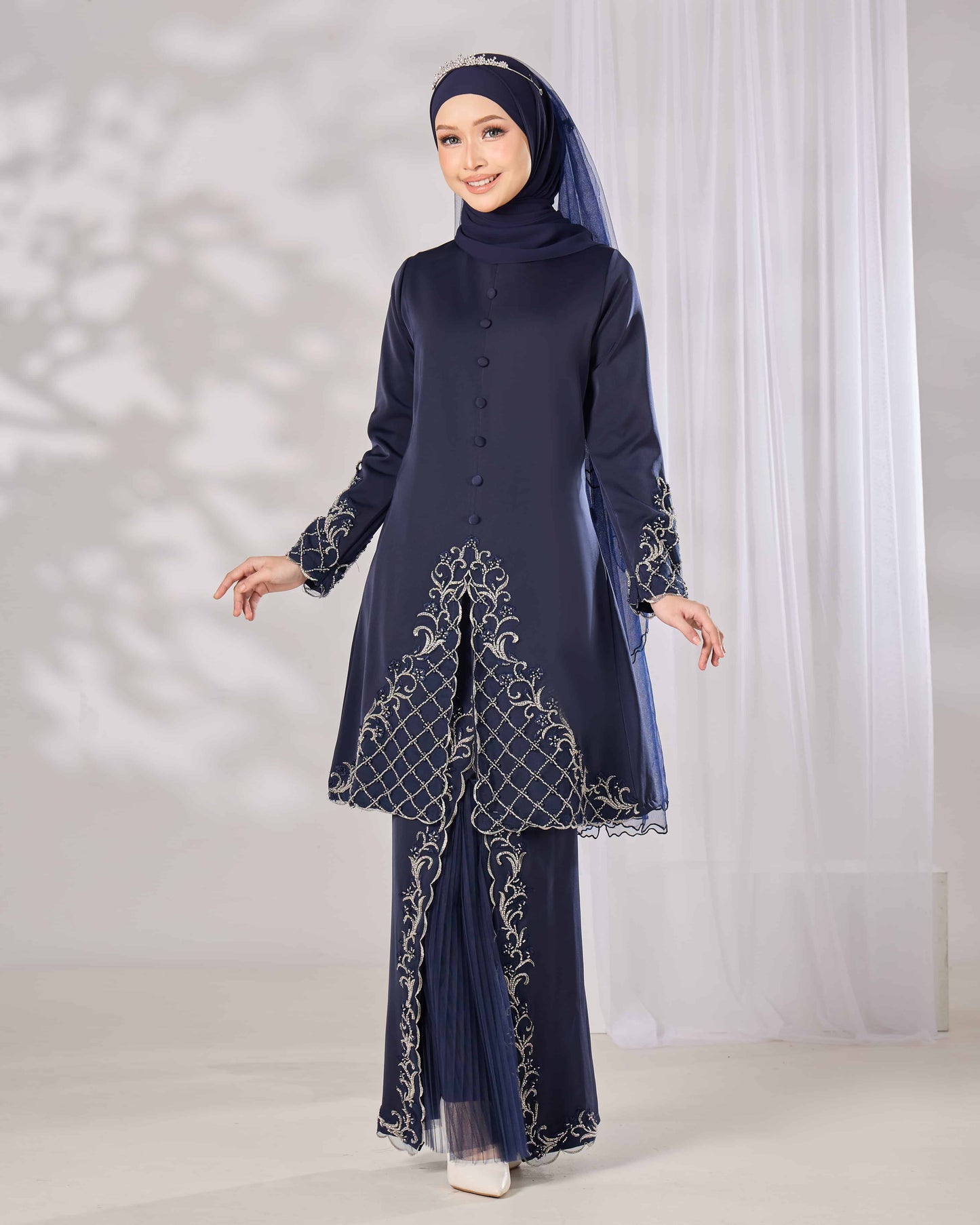 CEMPAKA KURUNG (NAVY BLUE)