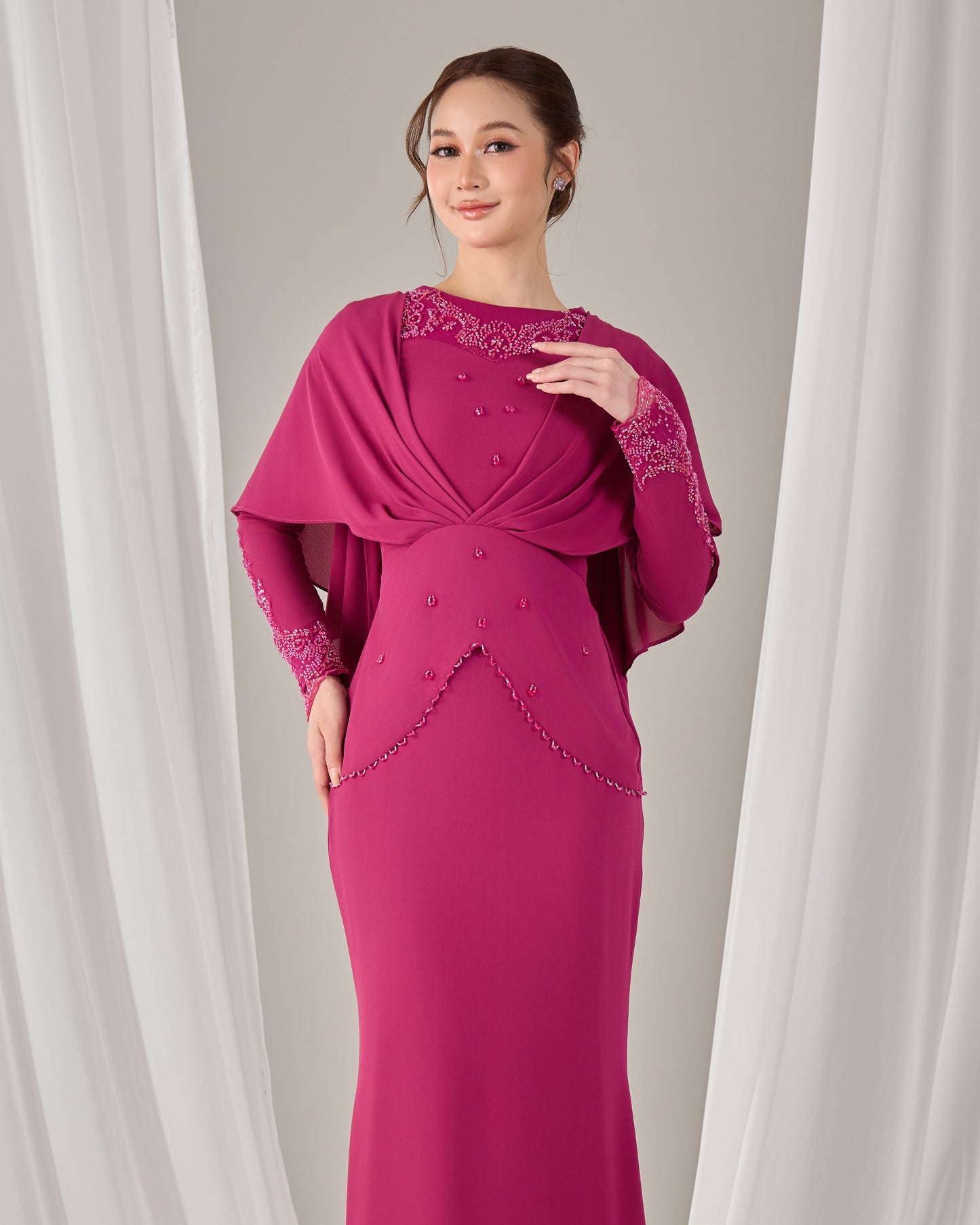 NAHLIA KURUNG (DARK FUCHSIA)