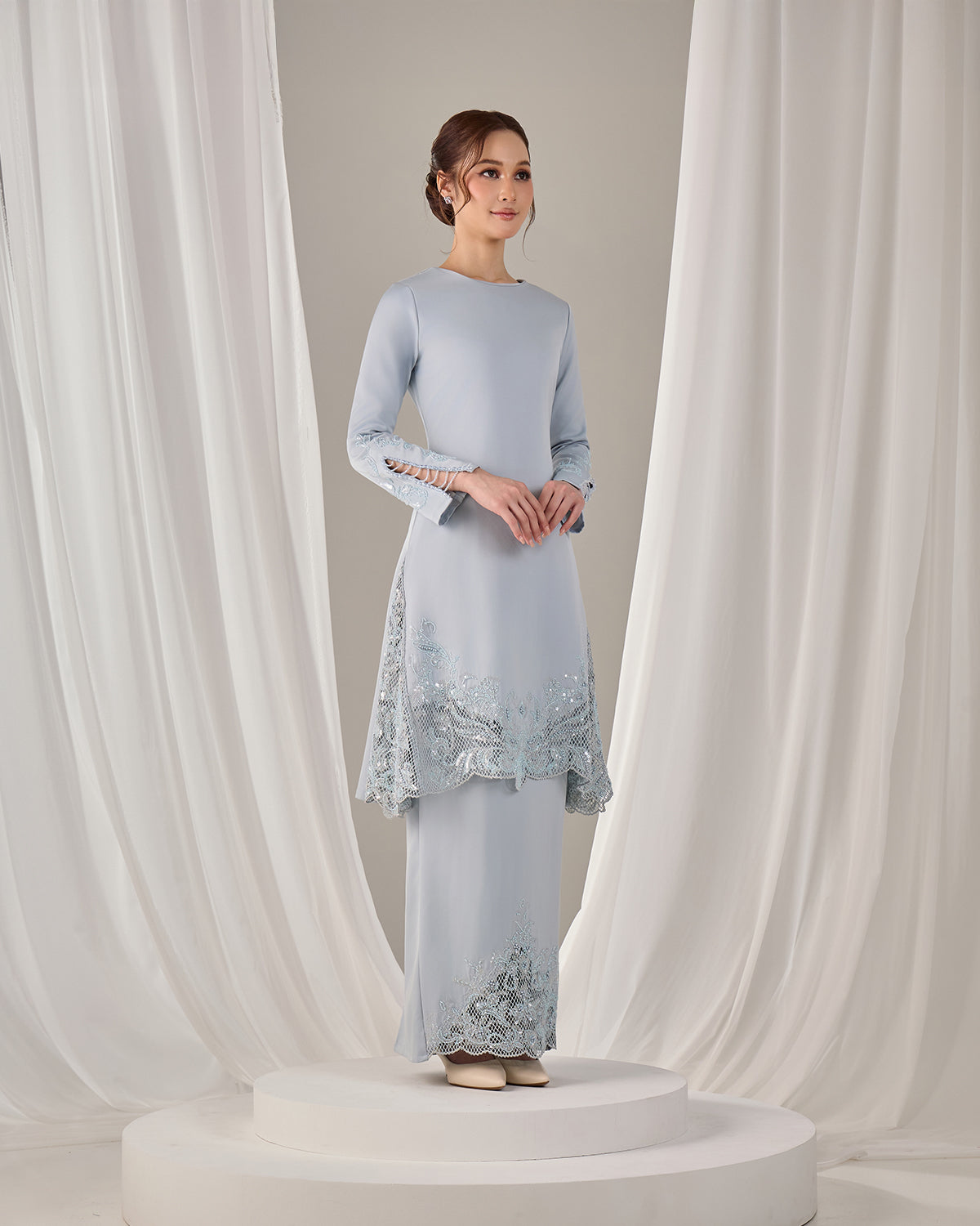 MINOR DEFECT SURI BRIDE KURUNG (POWDER BLUE)