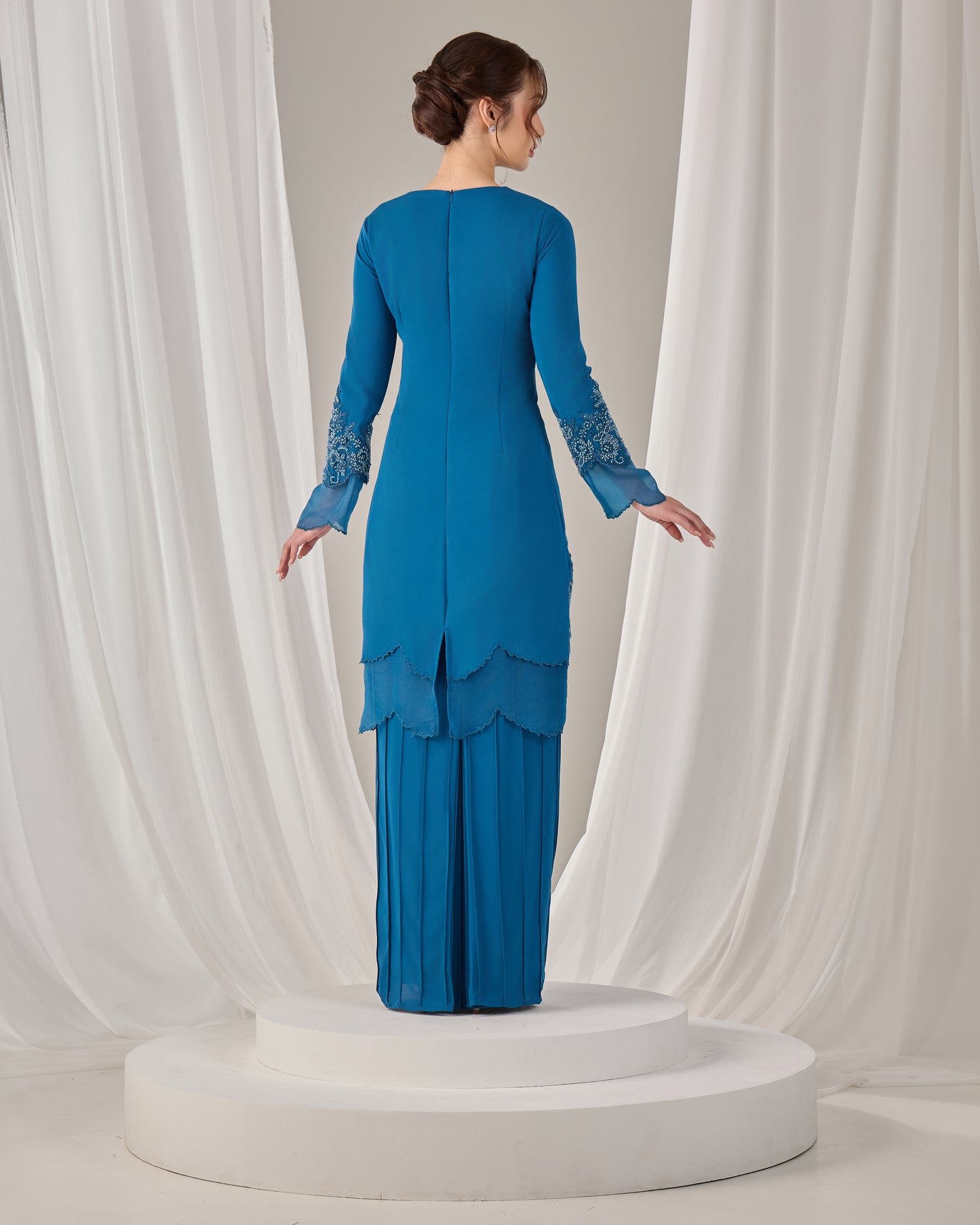 DARIYA KURUNG (TEAL BLUE)