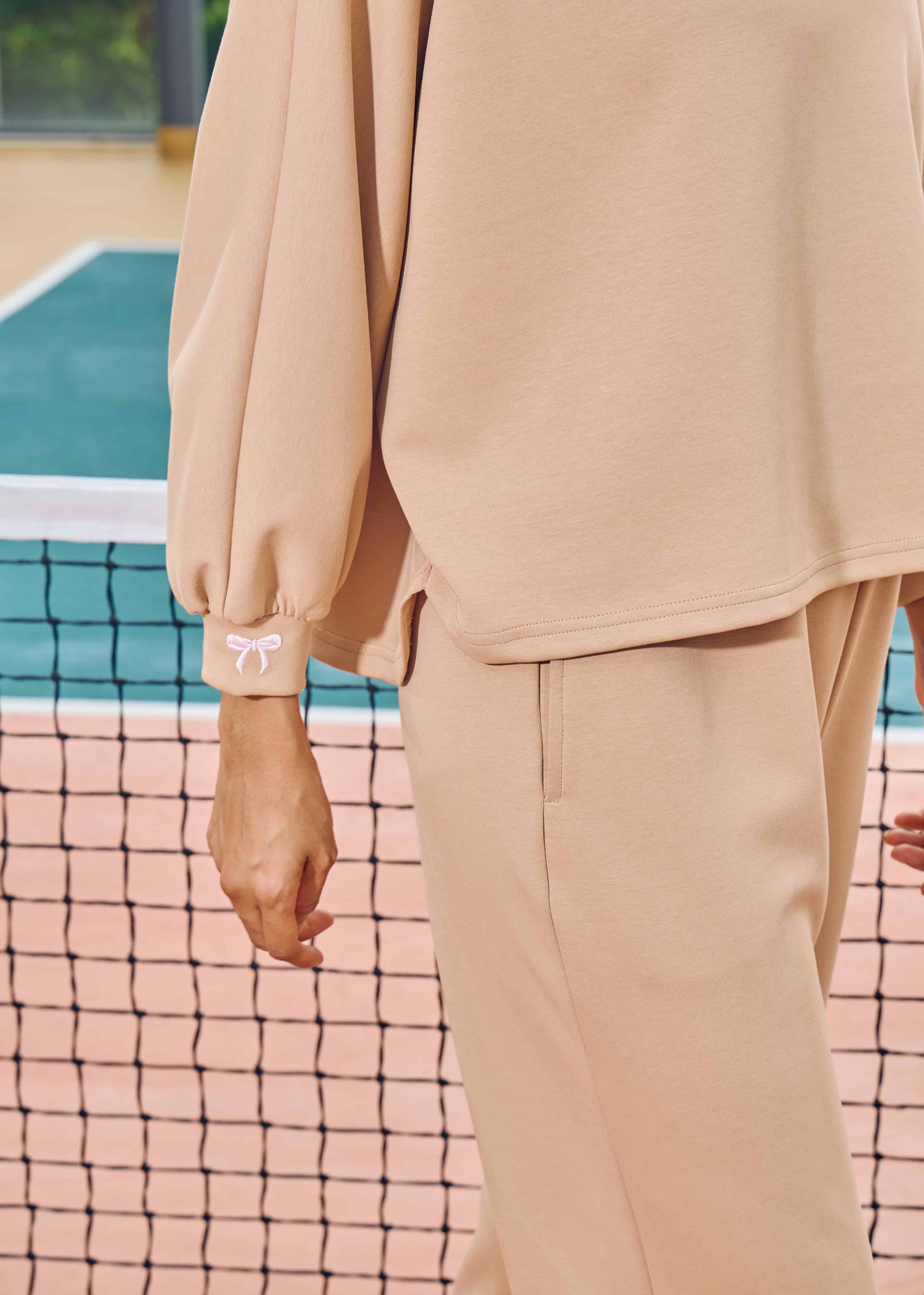 CASSIE JUMPER SET (BROWN)