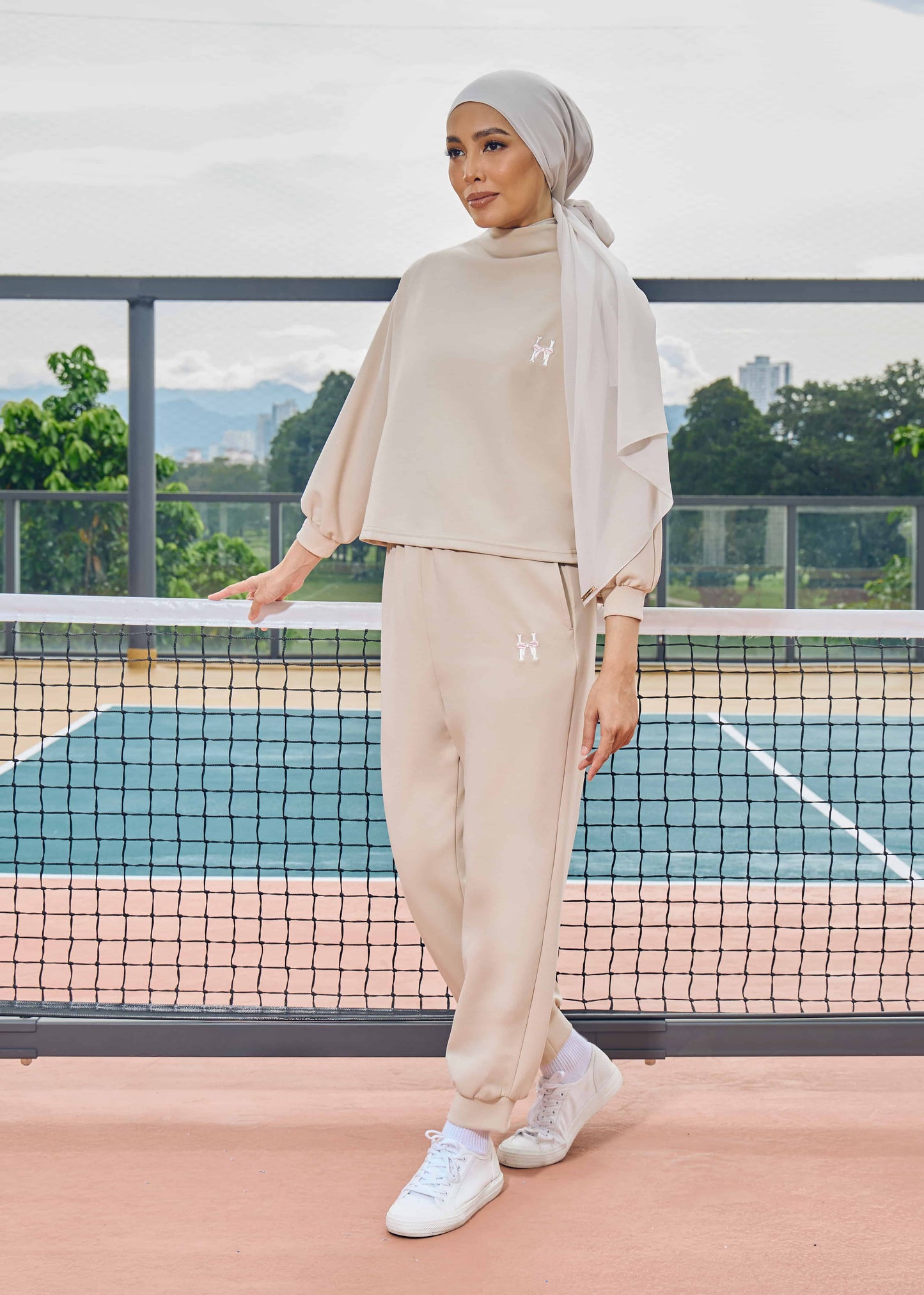 CASSIE JUMPER SET (LIGHT BROWN)