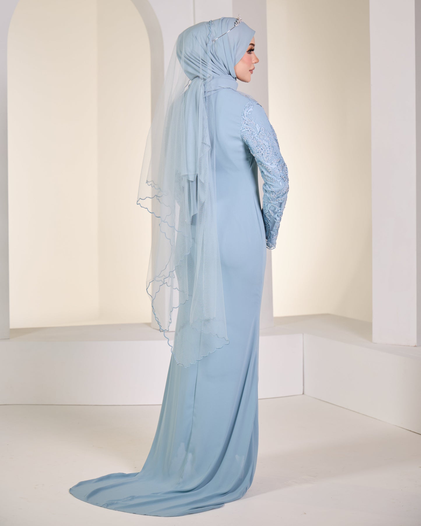 SKYLAR BRIDE DRESS (MISTY BLUE)