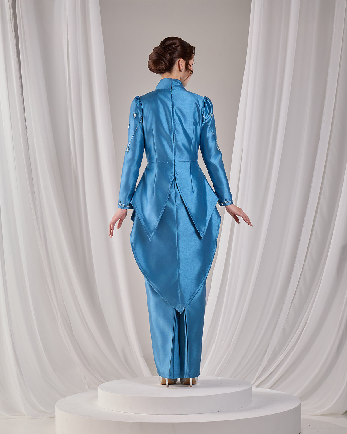 MINOR DEFECT ELLYARA KURUNG (DIAMOND TEAL BLUE)