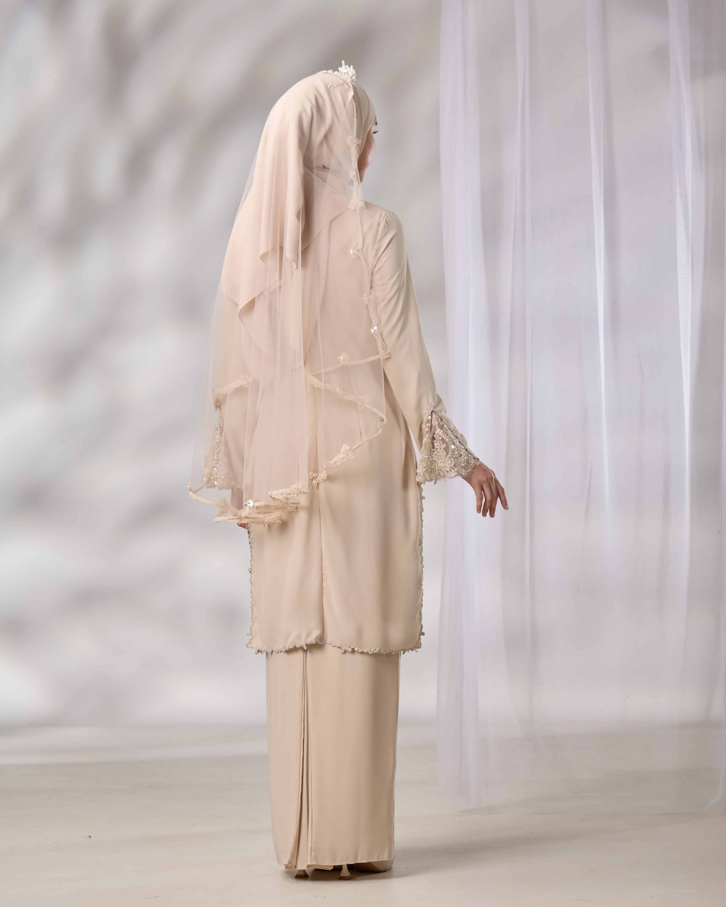 NOURIE BRIDE KURUNG (CHAMPAGNE)