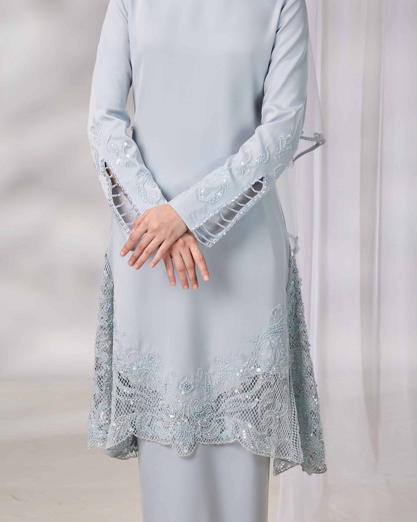SURI BRIDE KURUNG (POWDER BLUE)