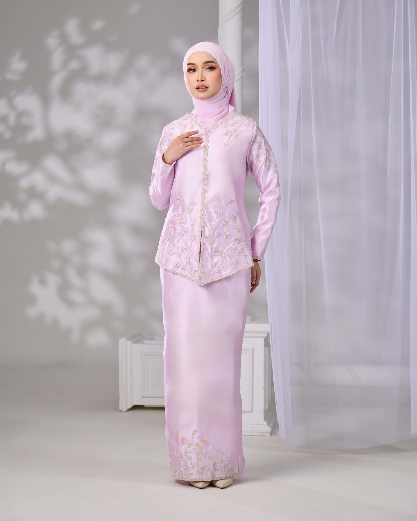 RENAYA MINI KURUNG (LILAC)
