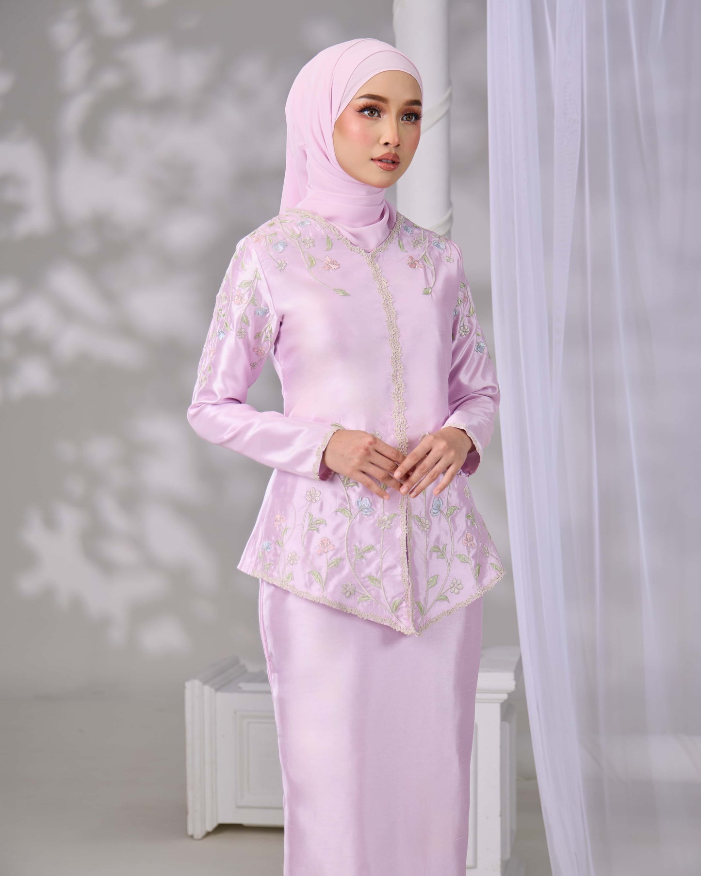 RENAYA MINI KURUNG (LILAC)
