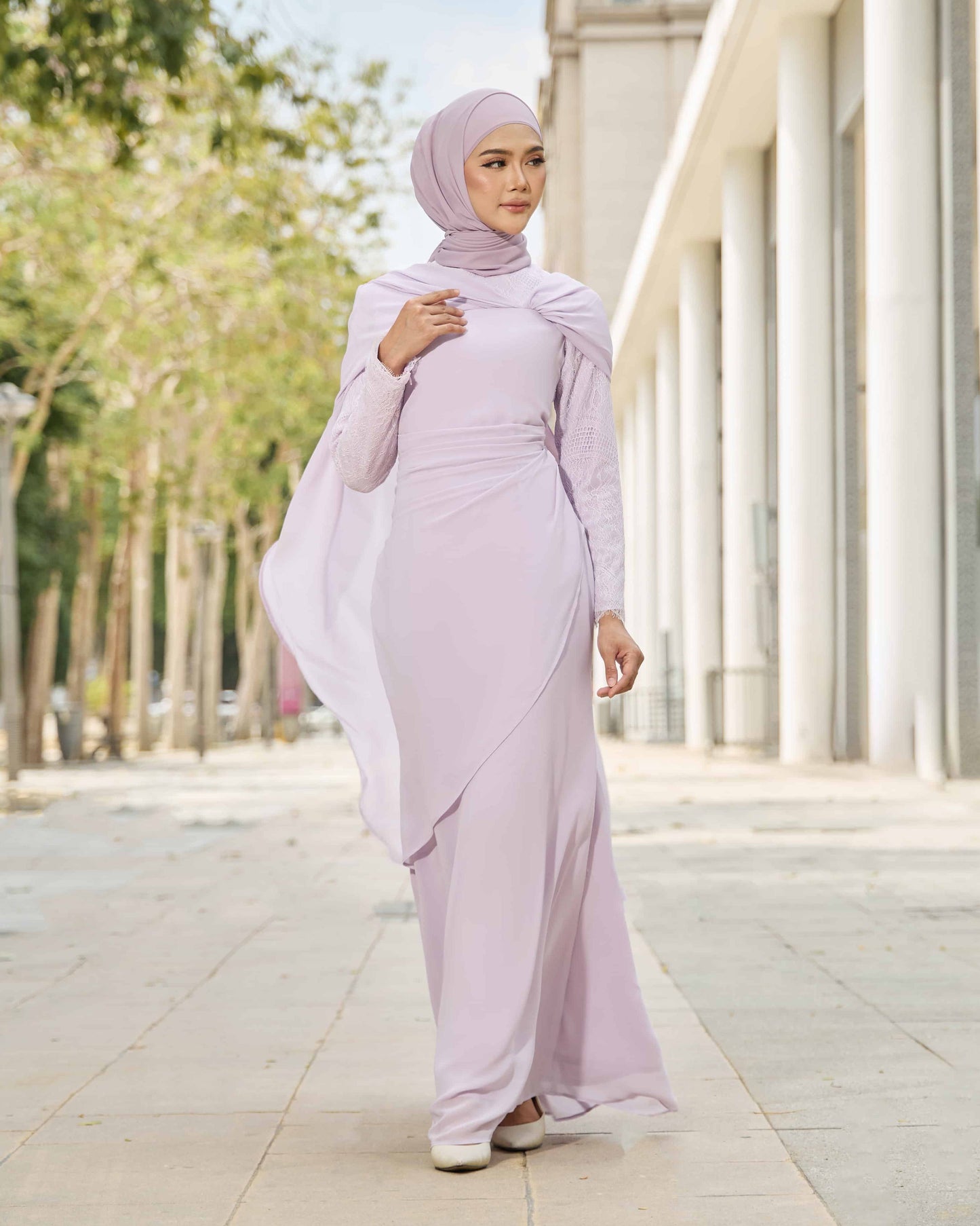 MINOR DEFECT ELSARA DRESS (LILAC)
