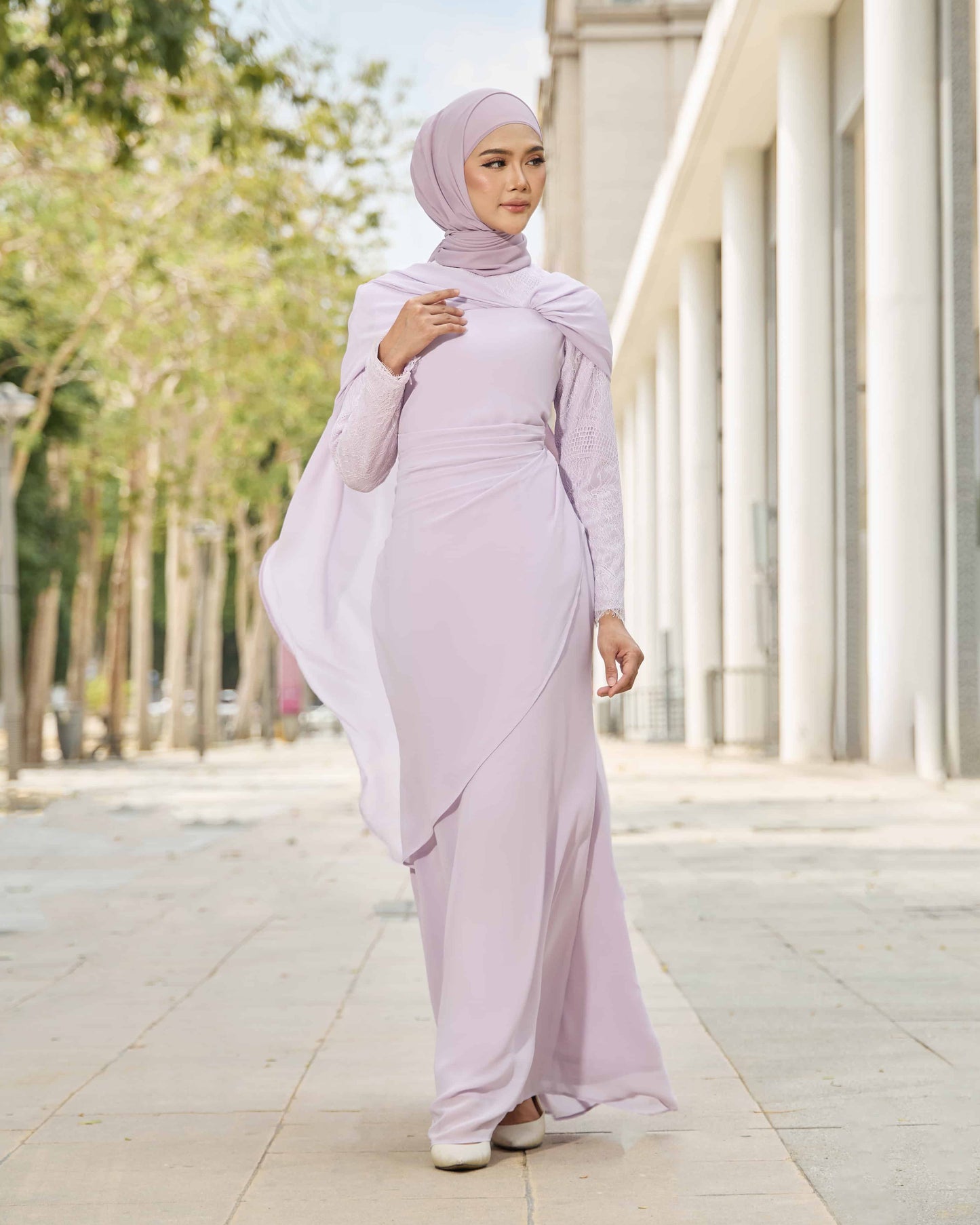 ELSARA DRESS (LILAC)