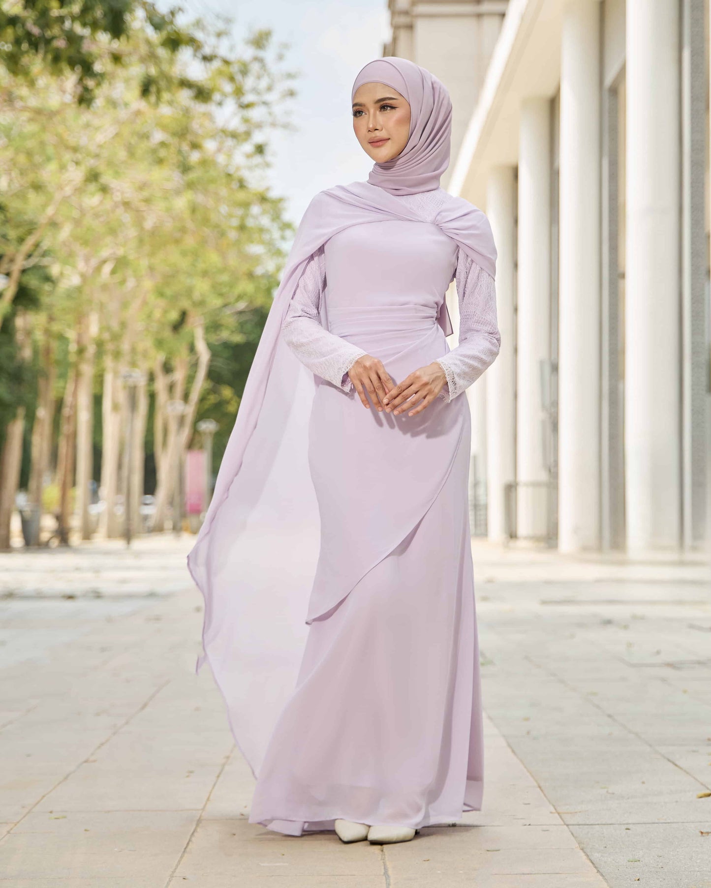 ELSARA DRESS (LILAC)