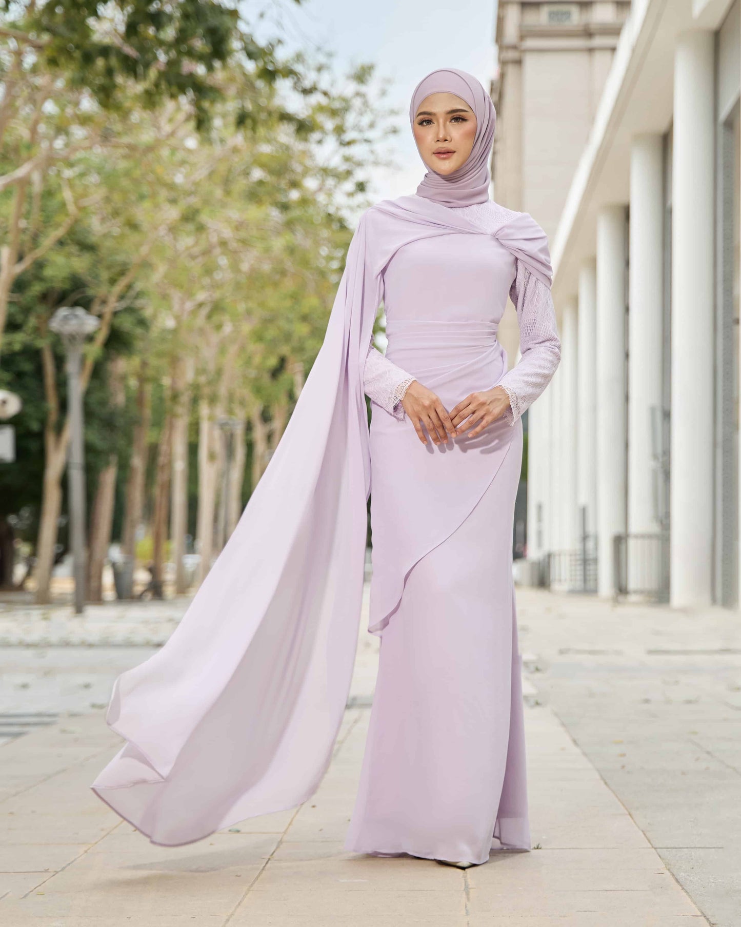 ELSARA DRESS (LILAC)