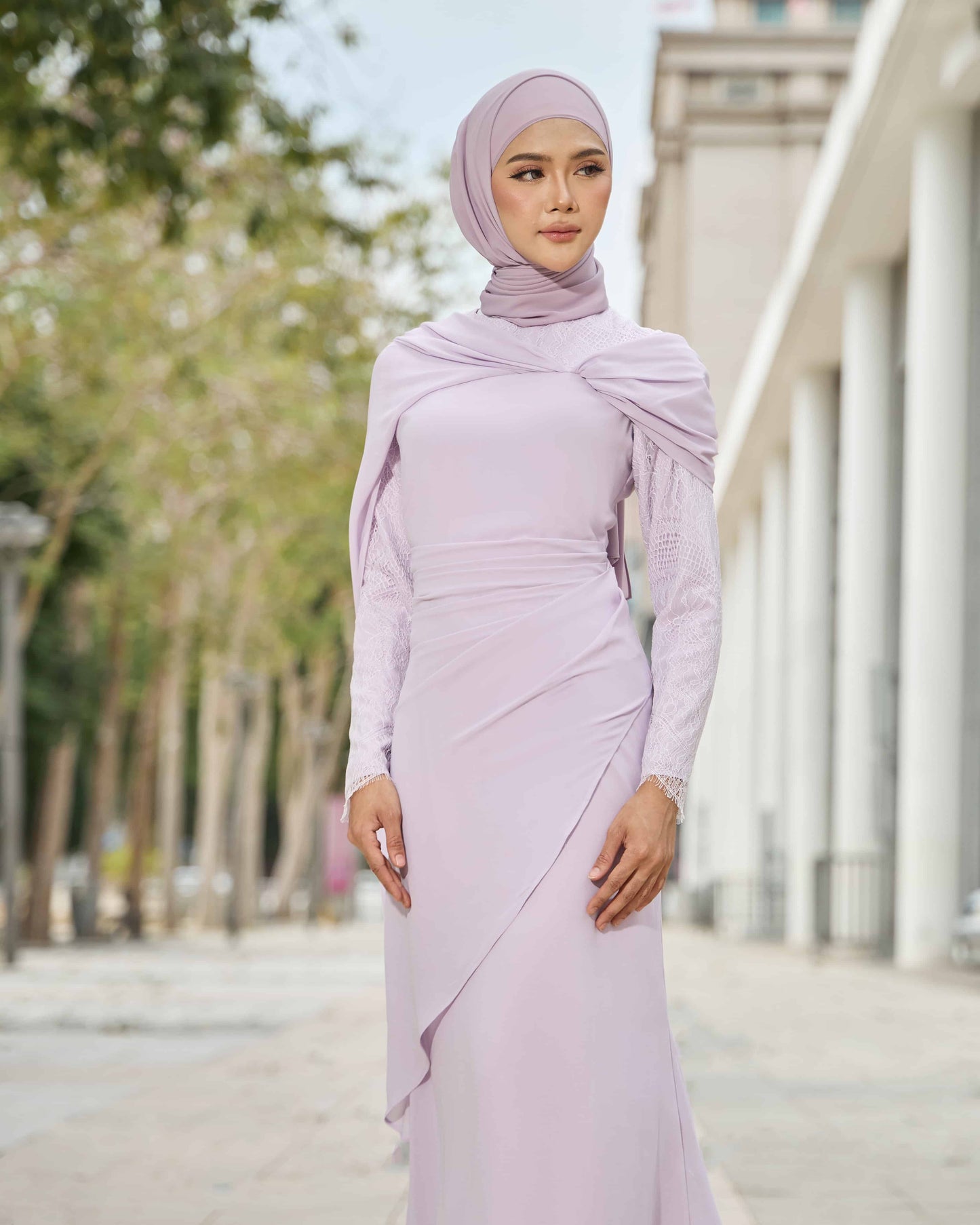 ELSARA DRESS (LILAC)