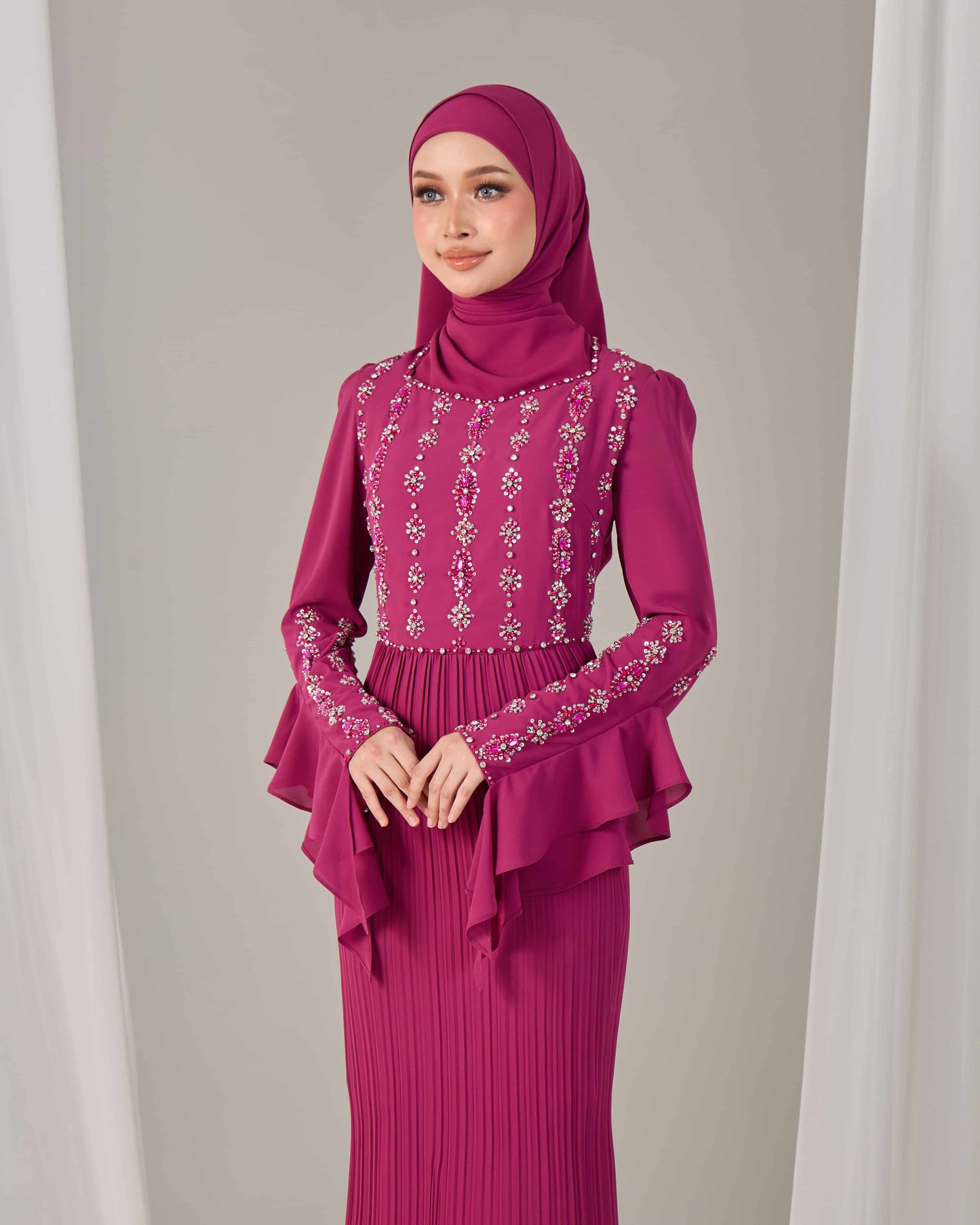 KYLIE KURUNG (DARK FUCHSIA)