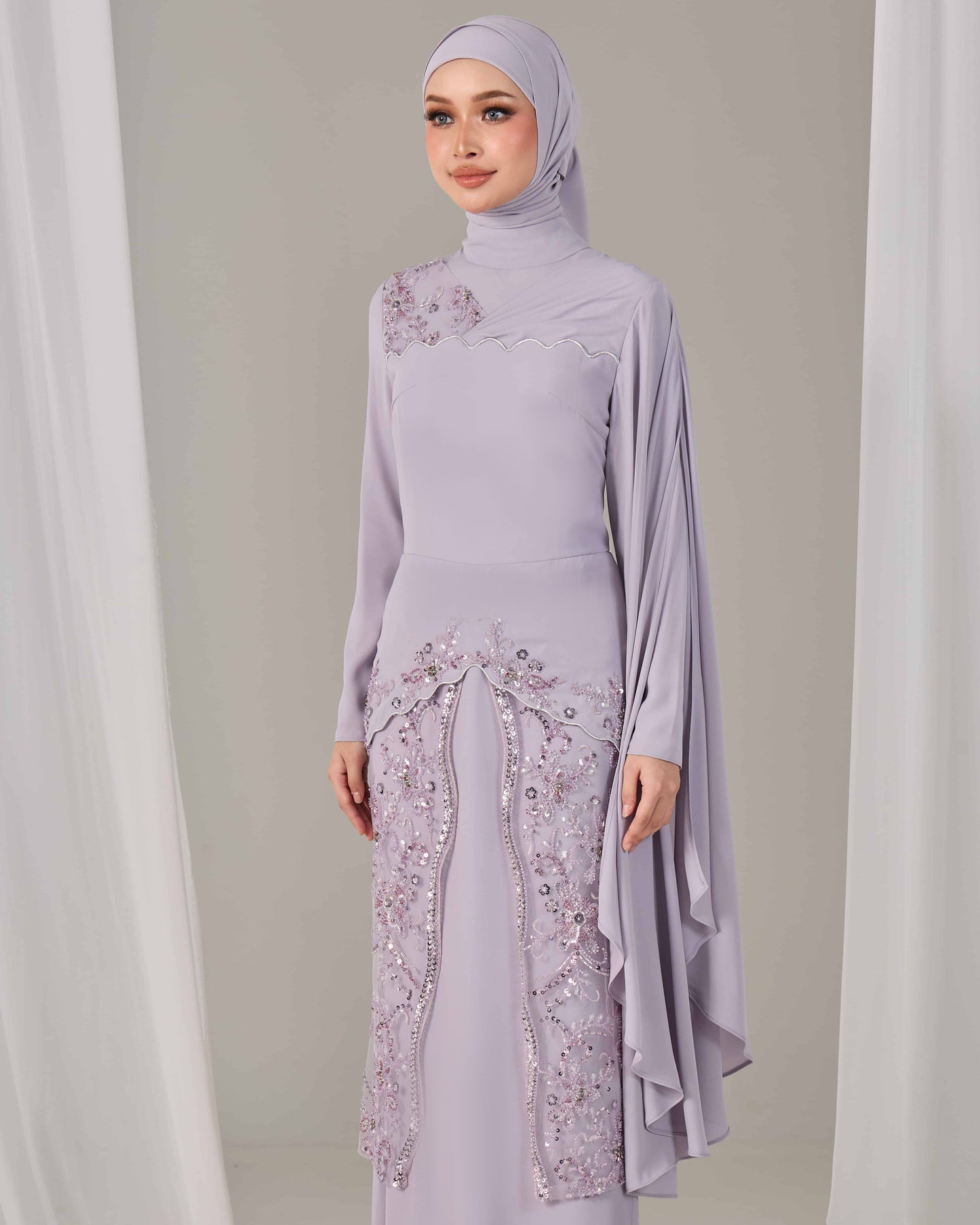 THEA DRESS (MAUVE)