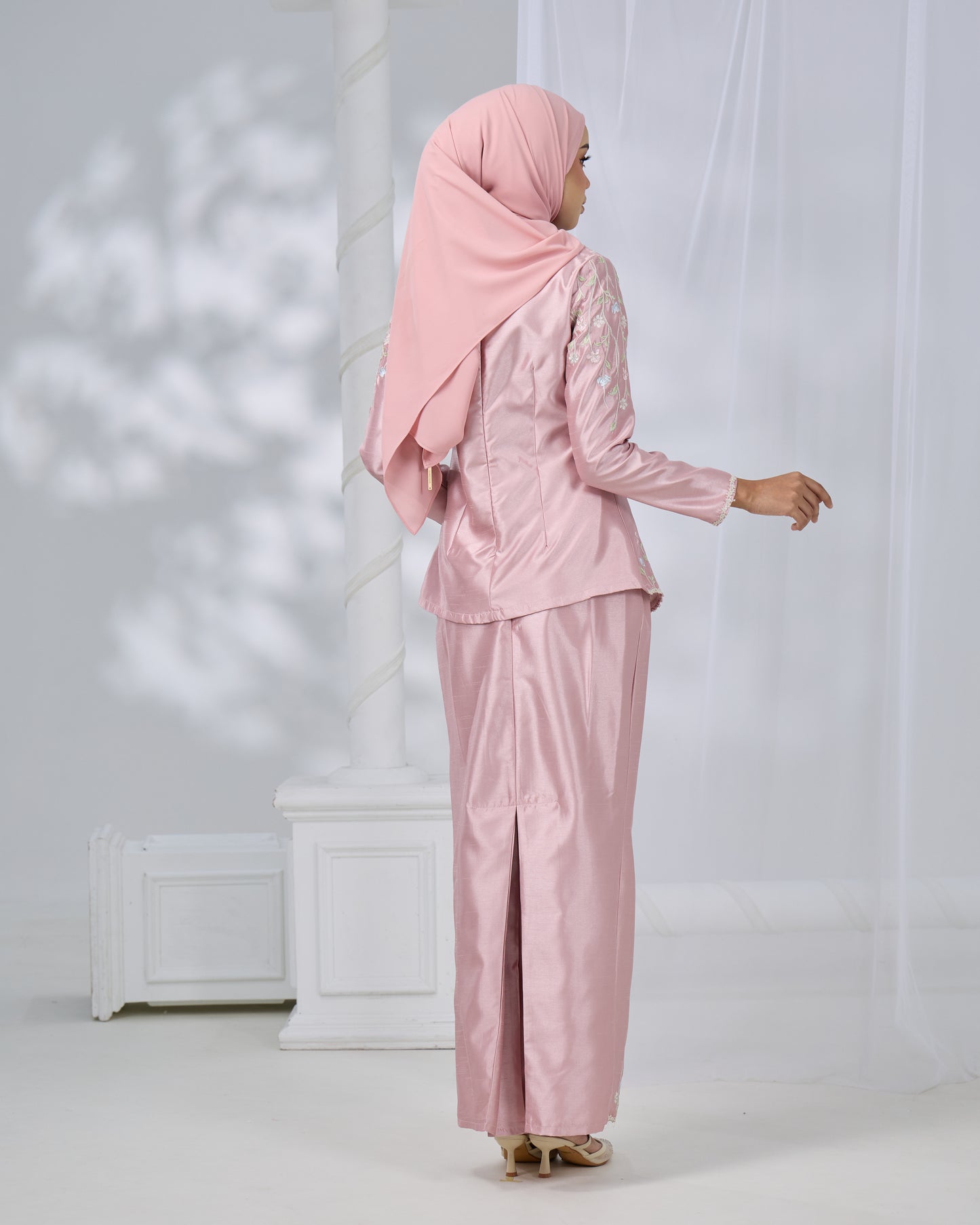 RENAYA MINI KURUNG (DUSTY PINK)