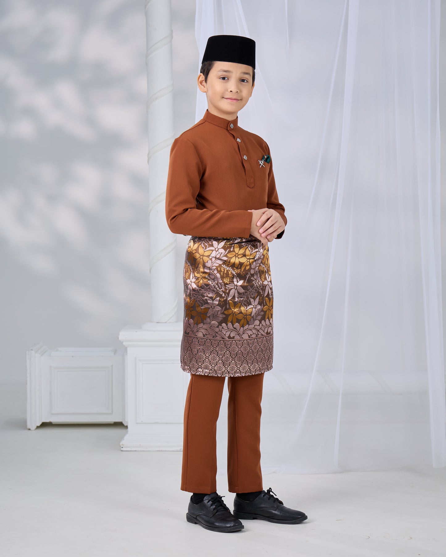 SOULTAN BAJU MELAYU FOR KIDS (BROWN)