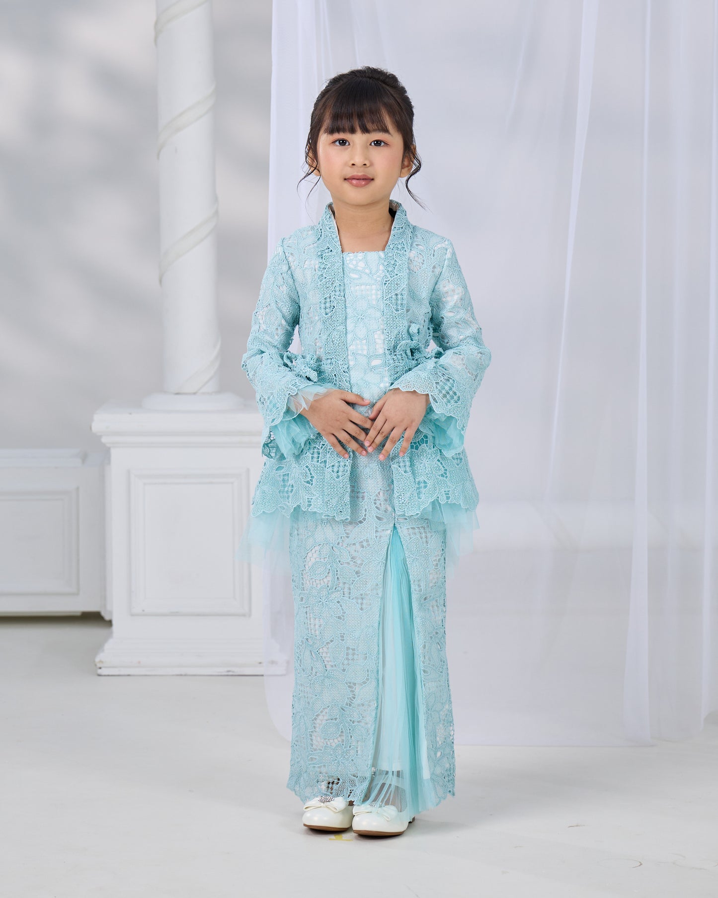 HANANIA KEBAYA KIDS (AQUA BLUE)