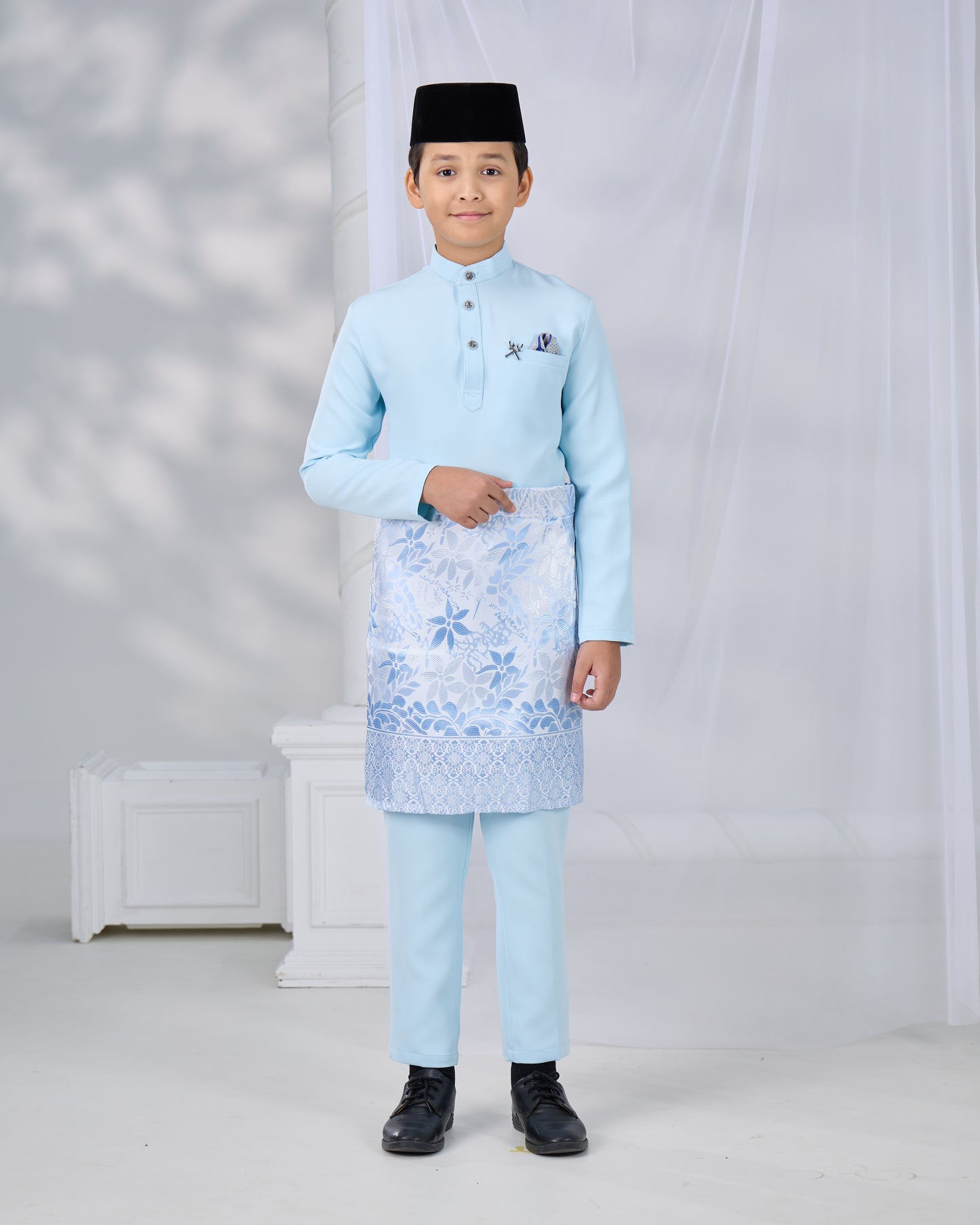 SOULTAN BAJU MELAYU FOR KIDS (AQUA BLUE)