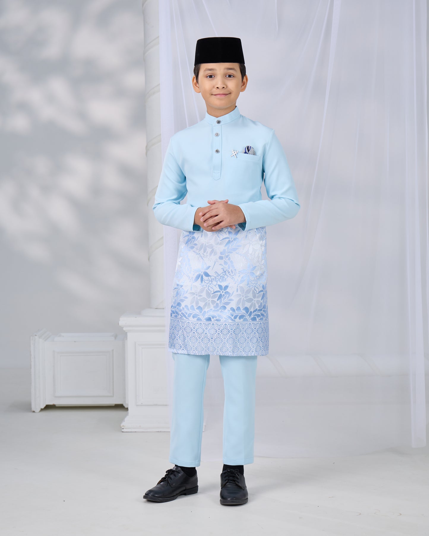 SOULTAN BAJU MELAYU FOR KIDS (AQUA BLUE)